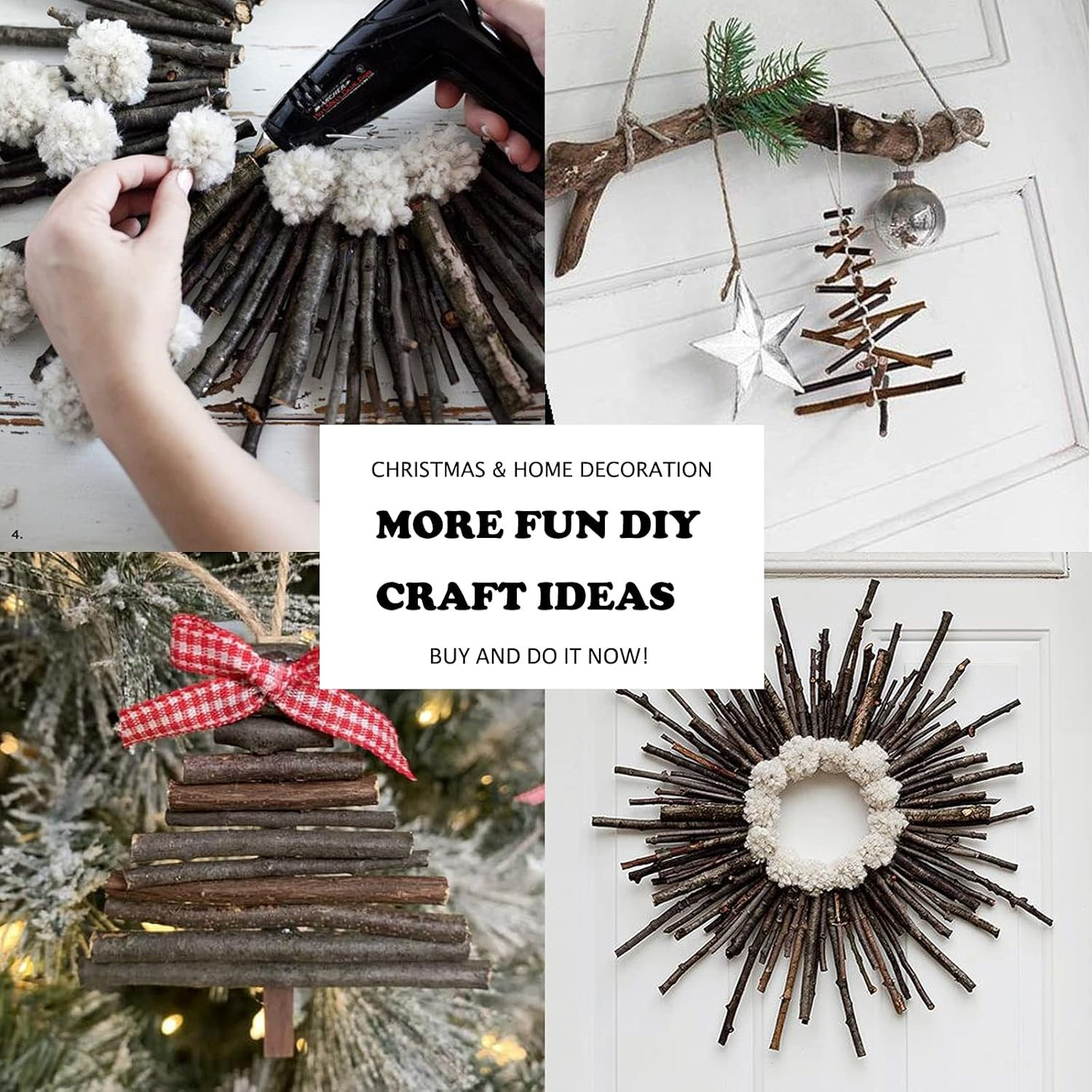 LAZACA 120Pcs Craft Sticks, Wood Sticks Crafting Twigs Crafts Log Toy DIY Photo Props Rustic Decorations Ornaments 10Cm 0.3-0.5Cm image number 4