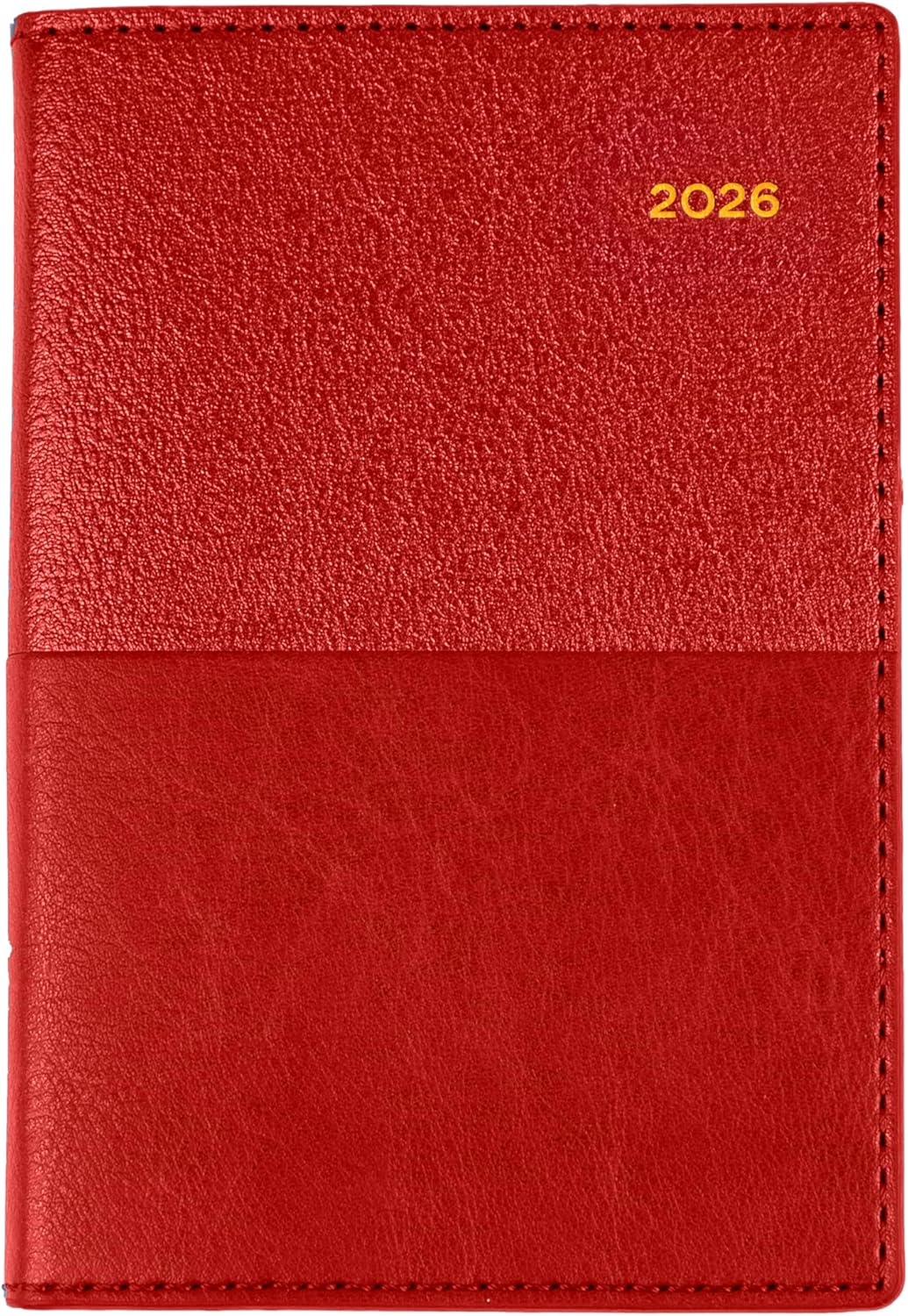 Collins - Vanessa 12 Month 2026 Diary/Planner, Week to View, B7R PU - Red image number 2
