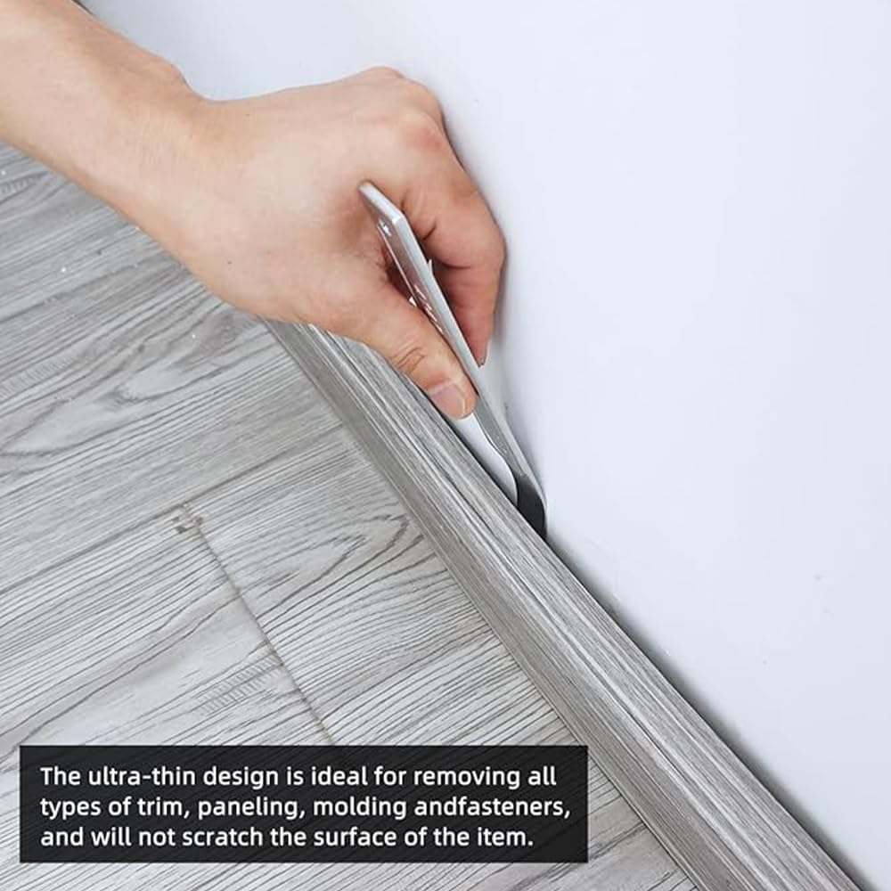 4140 Pry Tool, Panel Removal Tools for Auto Trim,Trim Removal Pry Tool, Car Trim Removal Pry Tool Kit, Interior Door Trim Pry Tool, Metal Pry Bar for Automotive Planes, Panel Popper Tool (1 Pack) image number 4