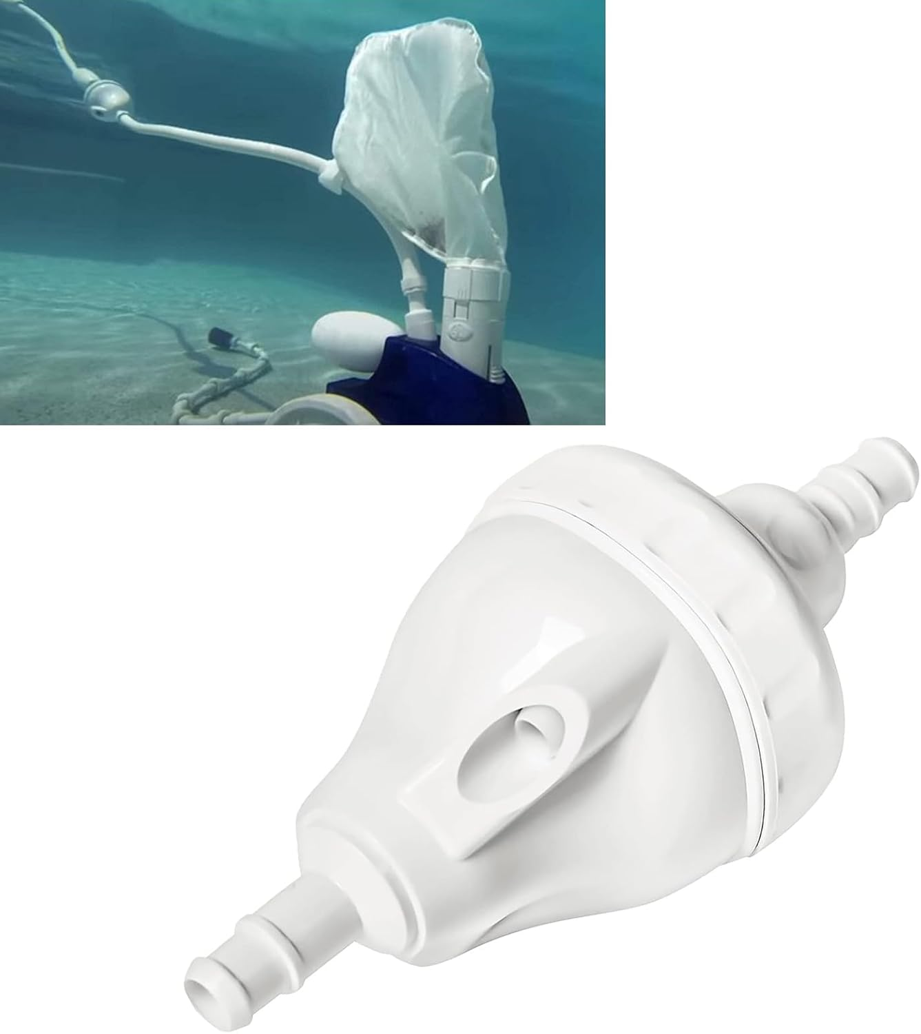 G52 Backup Valve Pool Cleaner Part G52 Check Valve PVC Replacement Parts for Swimming Pool Cleaner Mechanical Components