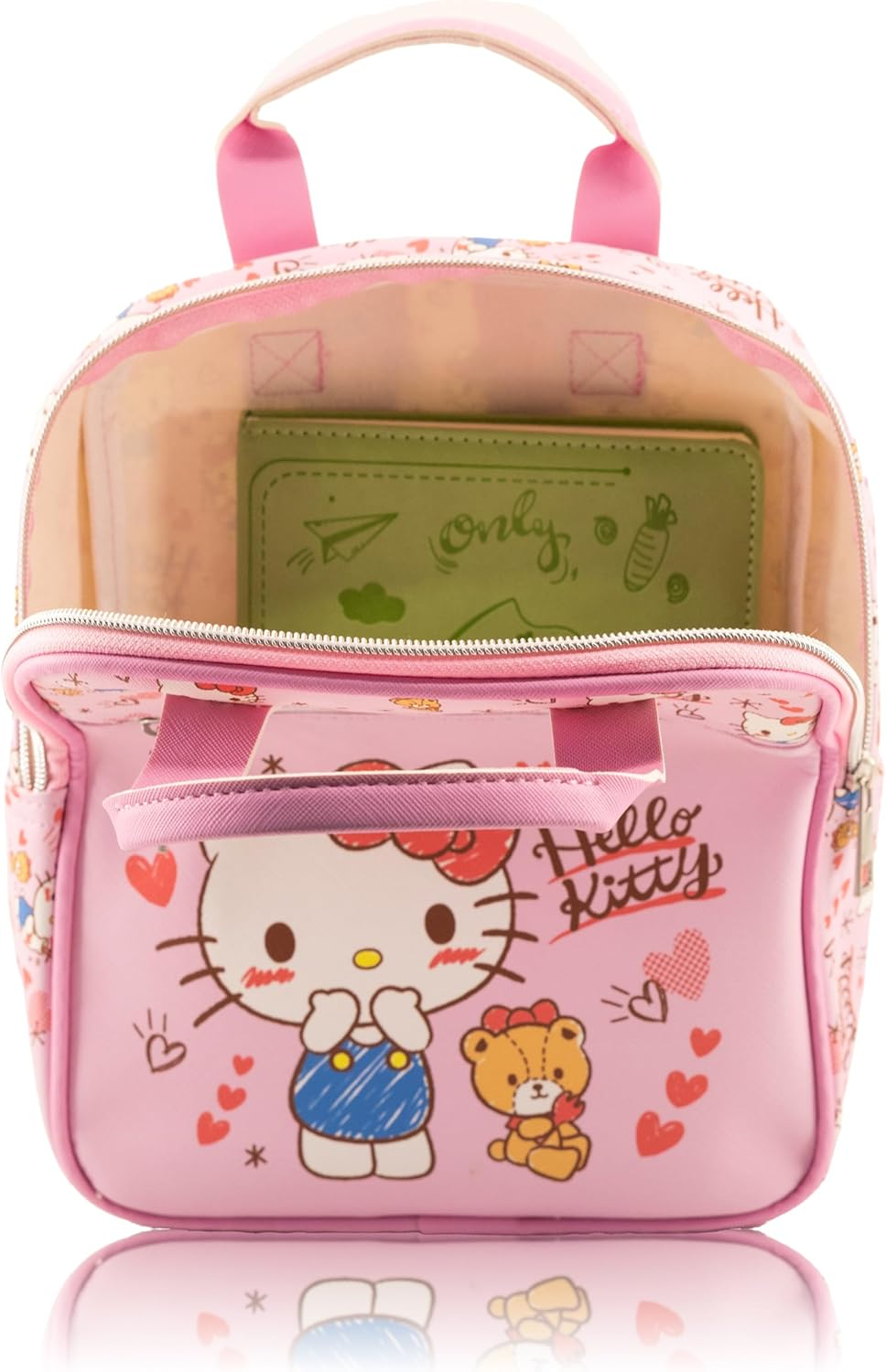 'Fast Forward Sitch, Hello Kitty or Bluey Mini Backpack for Kids & Adults | 10'' PU Leather Bluey Backpack Purse'
