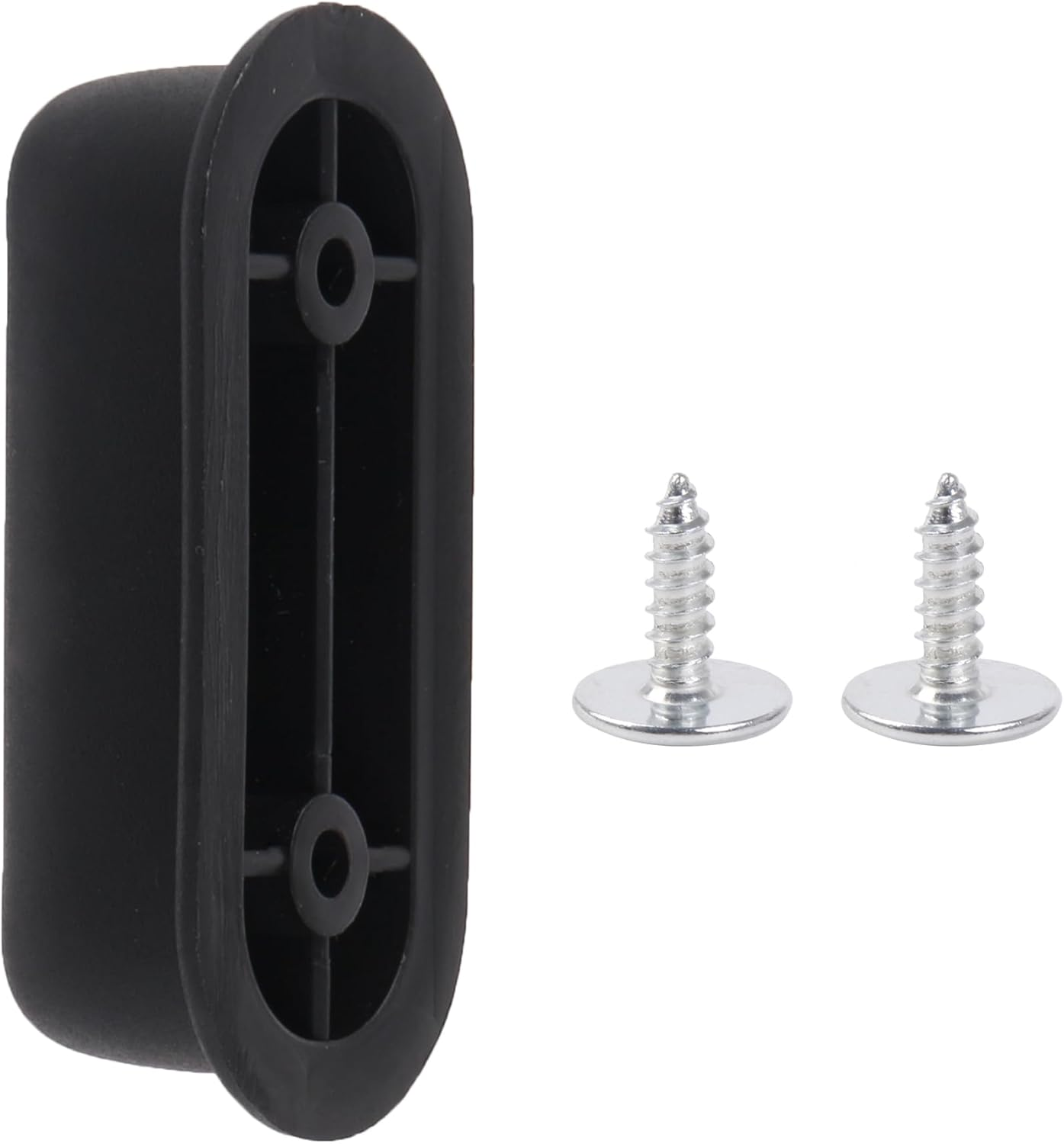 RDEXP 1 Pcs Luggage Side Foot Nail Bracket D Type with 2 Screws for Suitcase image number 2