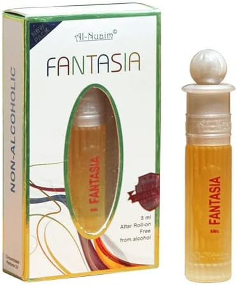Generic Fantasia Attar Roll-On Perfume Oil, 6Ml, Non-Alcoholic