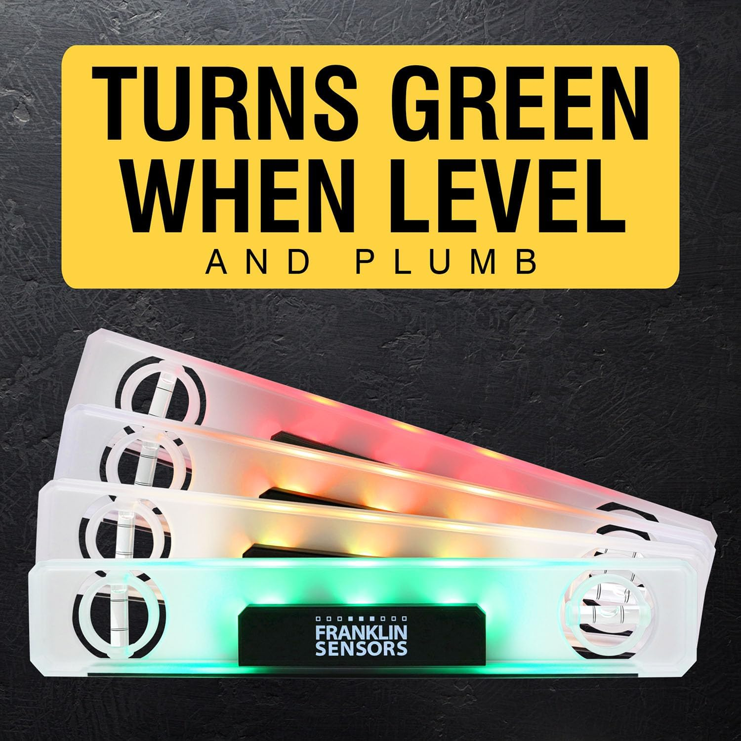 Franklin Sensors Ia12 Digital/Electronic LED Ilevel, 12-Inch Magnetic Torpedo Level, Vertical and Horizontal Leveler Tool with 2 Bubble Vials image number 5