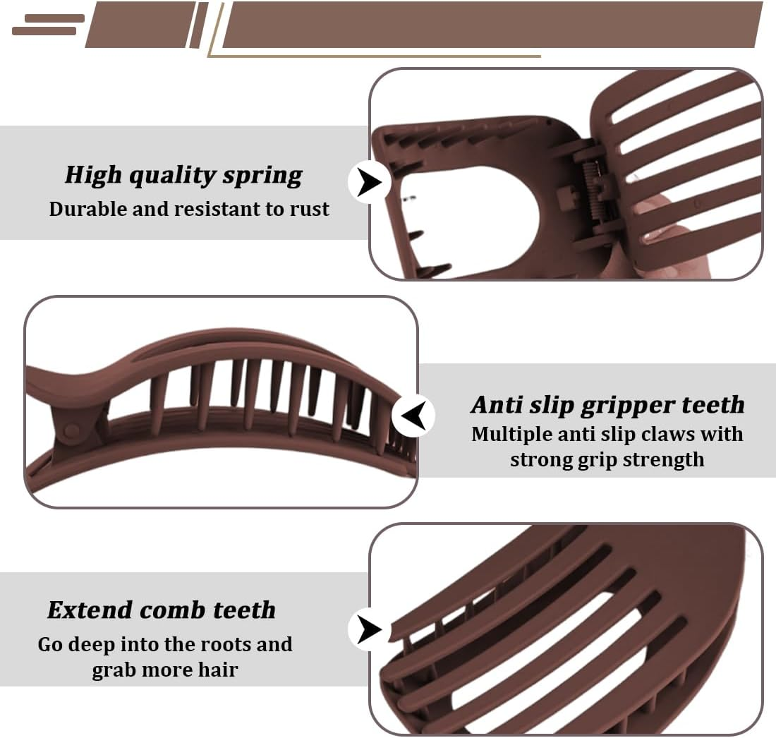 4 Pieces Women Hair Clips Non-Slip Hair Clips Women Hair Accessories image number 3