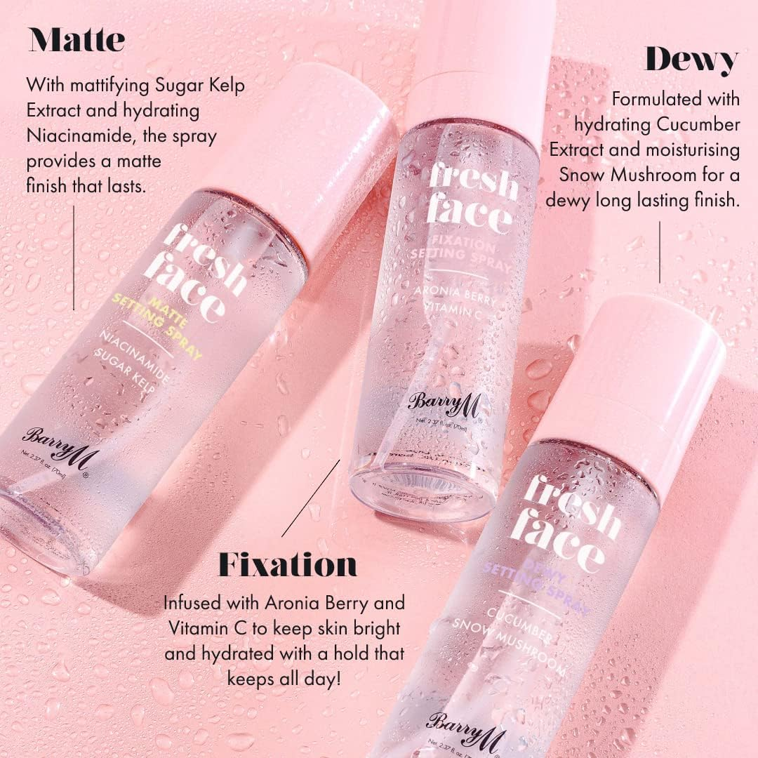 Barry M Fresh Matte Face Setting Spray 70 Ml image number 1