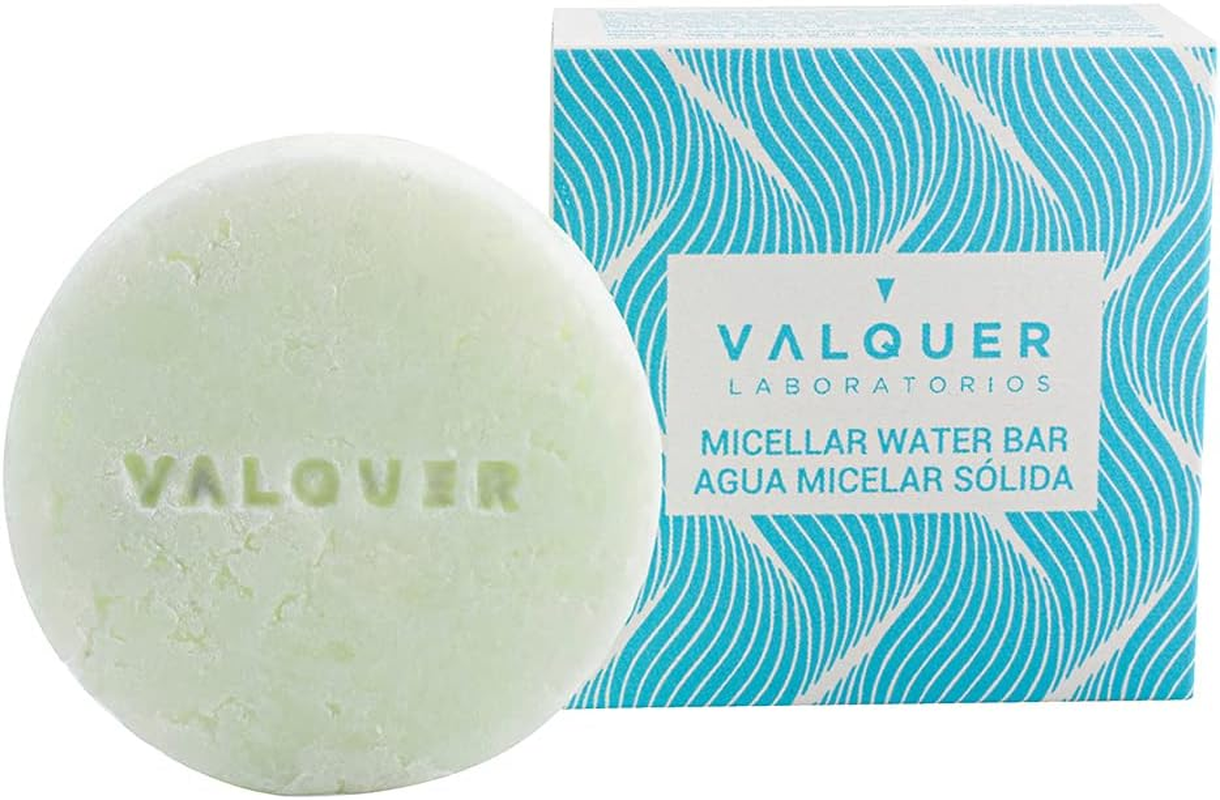 Valquer Solid Micellar Water. Soap Free, No Plastics, Organic and Natural Facial Cleanser 50 G (All Skin Types) image number 2