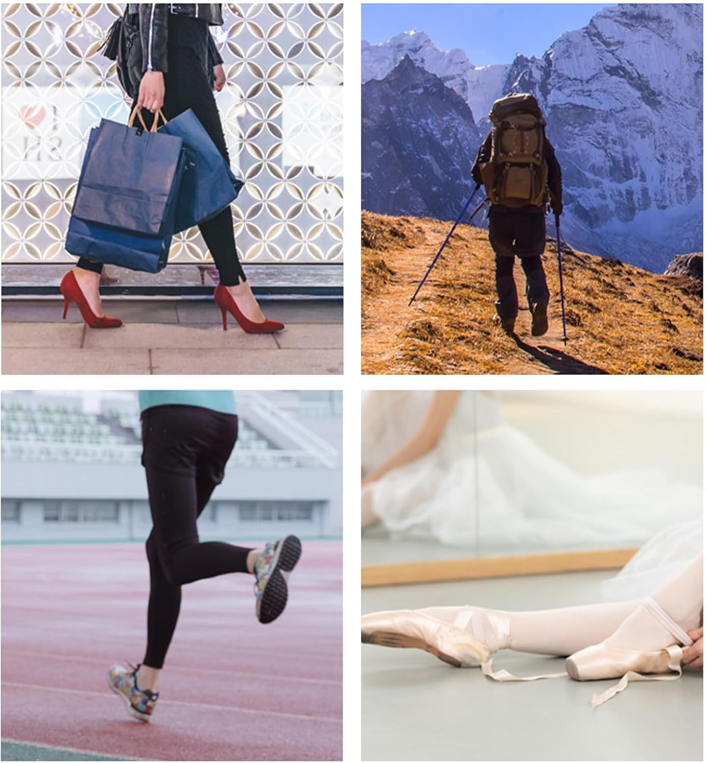 20 Pieces Blister Plasters for Feet, Water Resistant Gel Blister Prevention Bandages, Heel Blister Patch with Invisible Hydrocolloid, Blister Cushion Pads for Foot, Toes image number 5