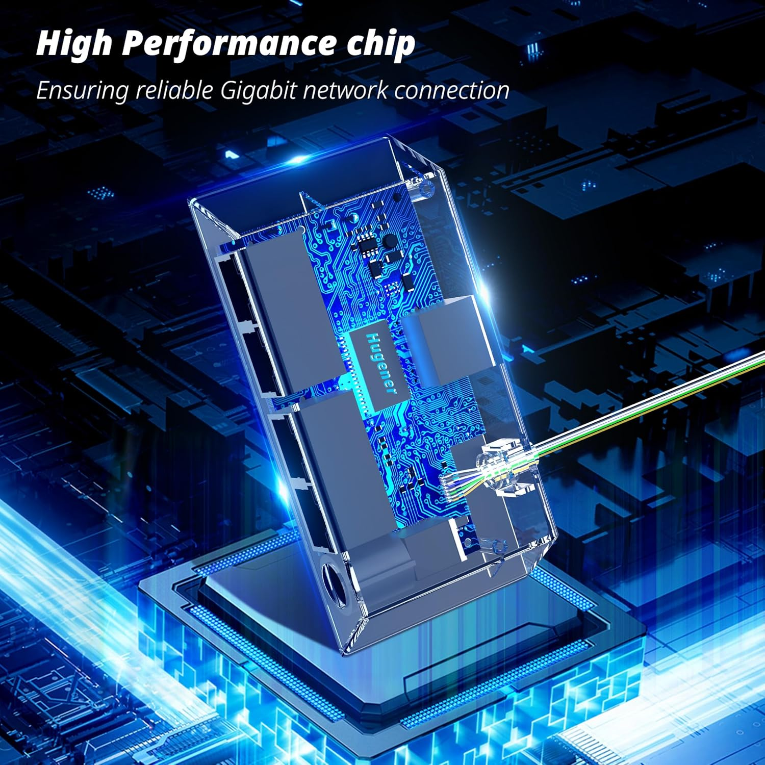 Multi Ports Starlink Gen 3/ Starlink Mini Ethernet Adapter for Wired External Network, 4 Ports Starlink Ethernet Adapter 1 to 4 [4 Devices Networked Simultaneously] - up to 1 Gbps image number 3