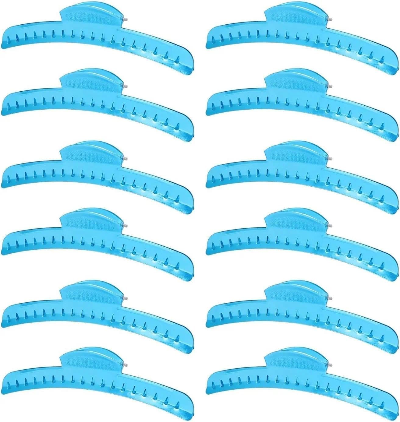 Metal Finger Wave Clips for Women, Vintage Style Small Hair Clips with Strong Grip and Comfortable Fit - 12 PCS, Ruibex （Gold）