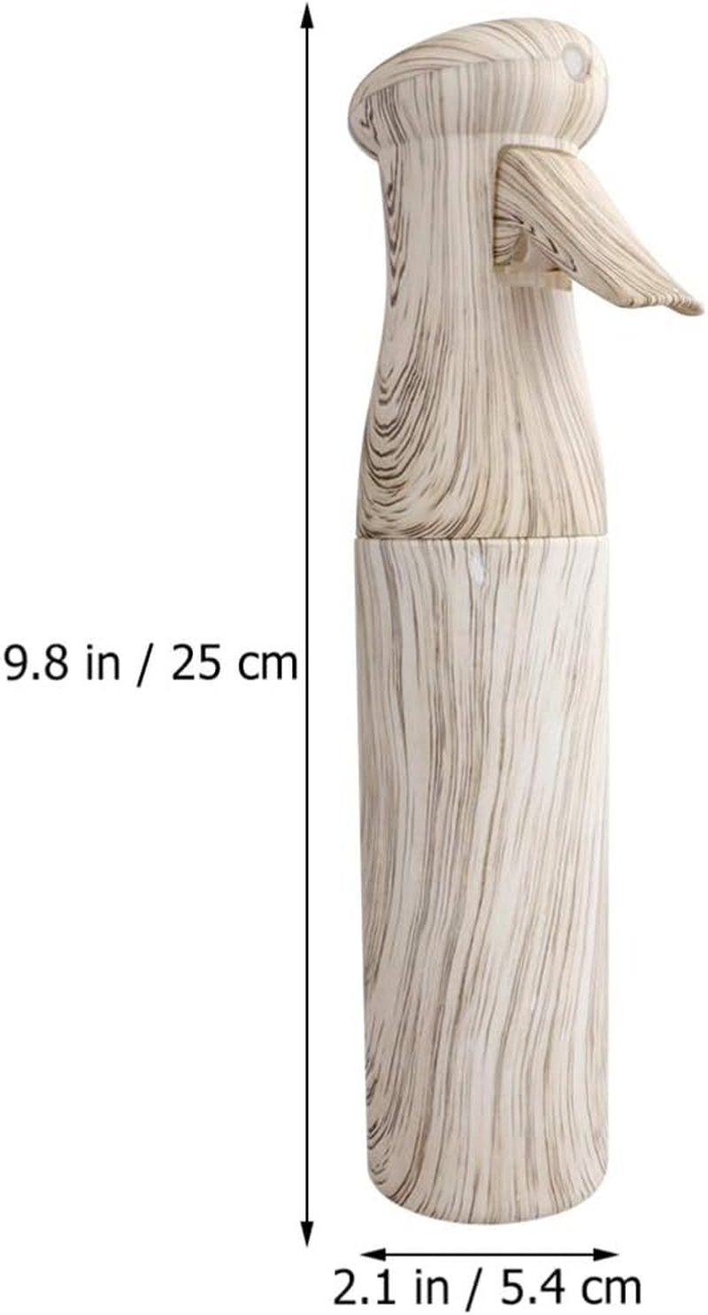Lurrose Empty Spray Bottle Wood Grain Continuous Fine Mist Spray Water Bottle Stylist Refillable Sprayer Bottle 250Ml image number 3