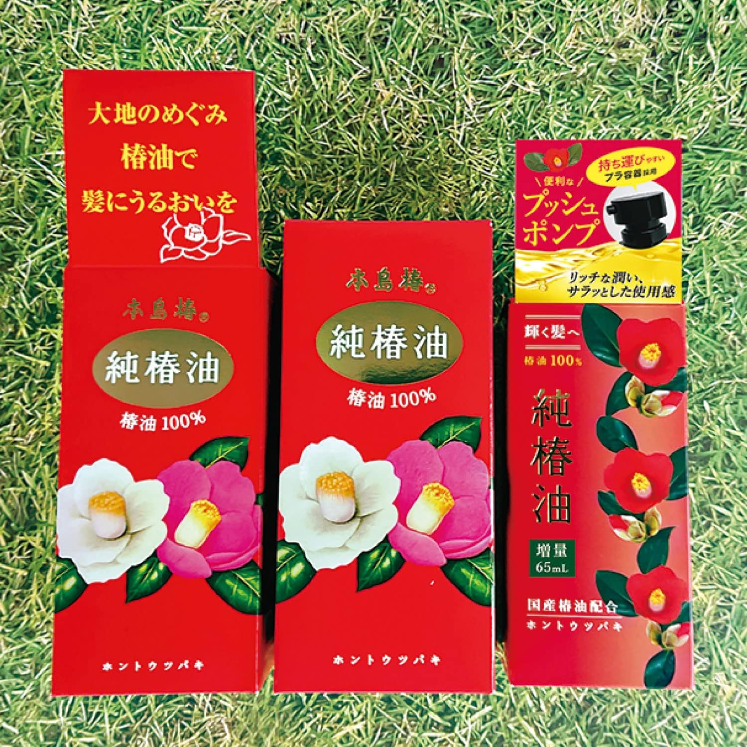 Motojima Tsubaki Pure Camellia Oil Push Type, 2.4 Fl Oz (65 Ml) image number 3