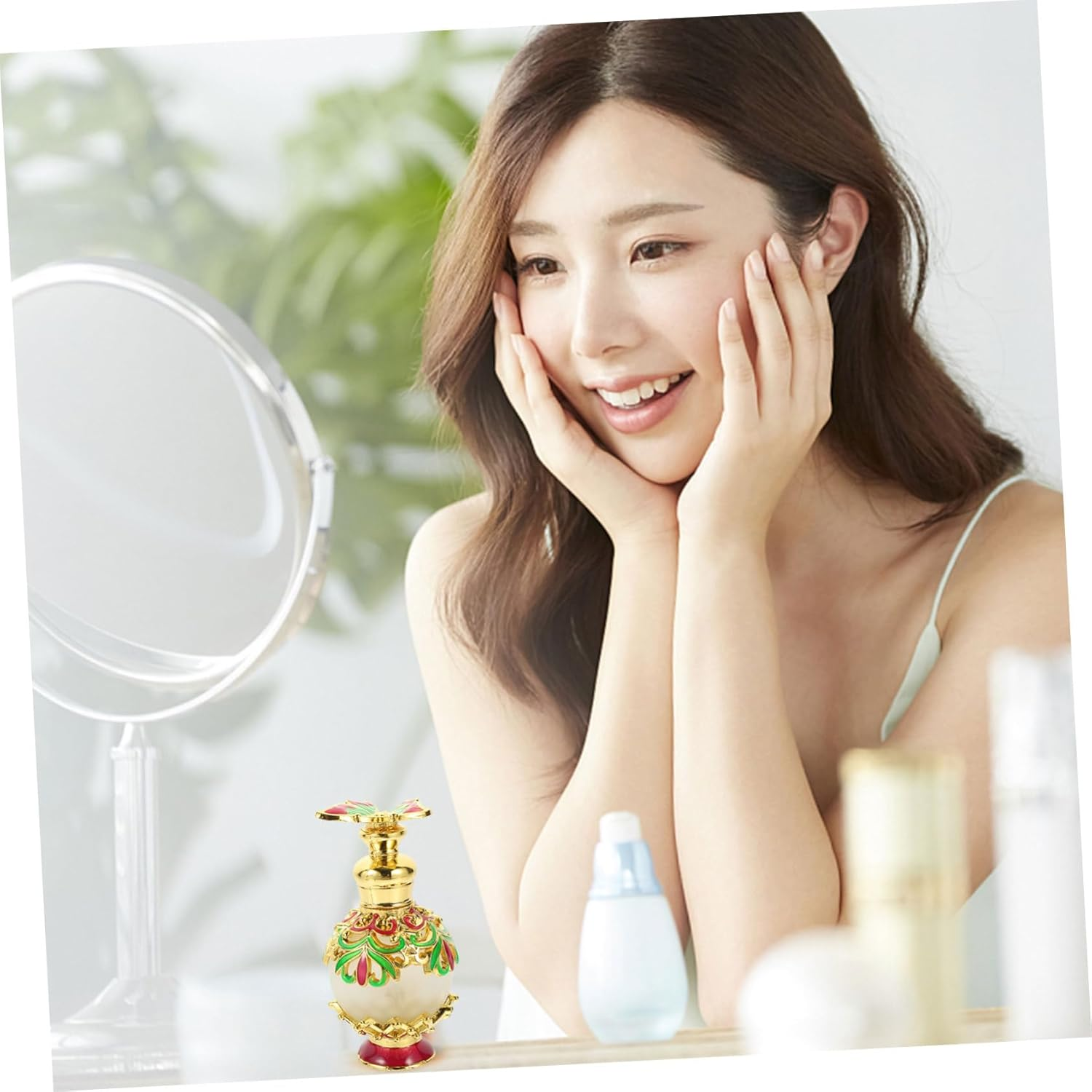 GARVALON Flavor Bottles Perfume Sample Bottle Empty Perfume Container for Cosmetic Liquid Storage and Decorative Handicraft Usage Random Color image number 1