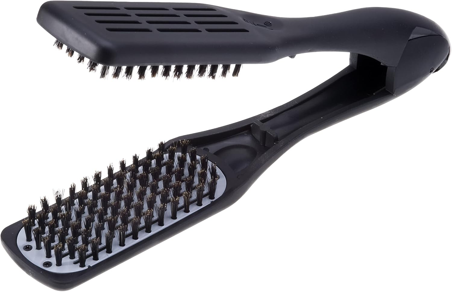 Denman D79 Thermoceramic Hair Straightening Brush - with Boar Bristles - for Wide, Wavy, Curly, Coily Hair &ndash; Black image number 5