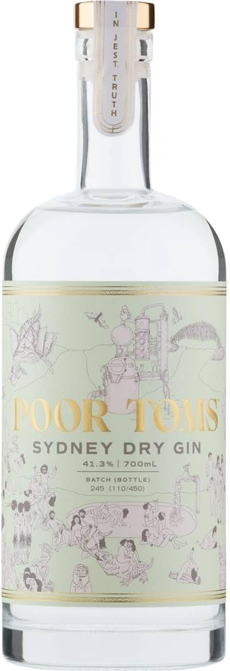 Poor Toms Sydney Dry Gin 700Ml