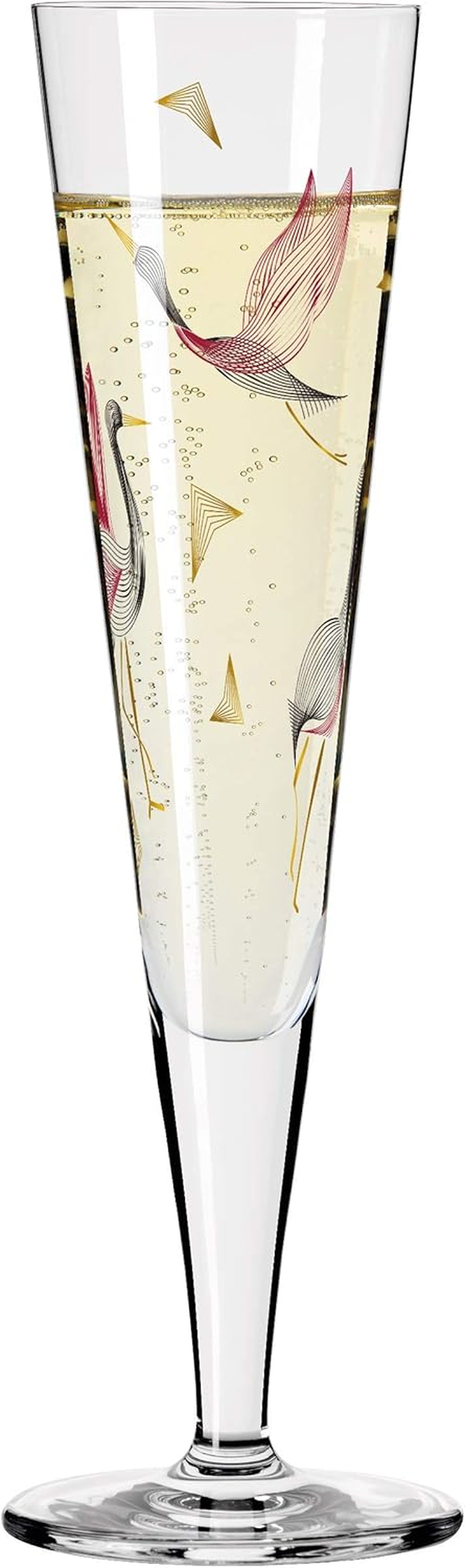 RITZENHOFF 1071015 Goldnacht #15 Champagne Glass, 205 Ml, Multi-Coloured image number 2
