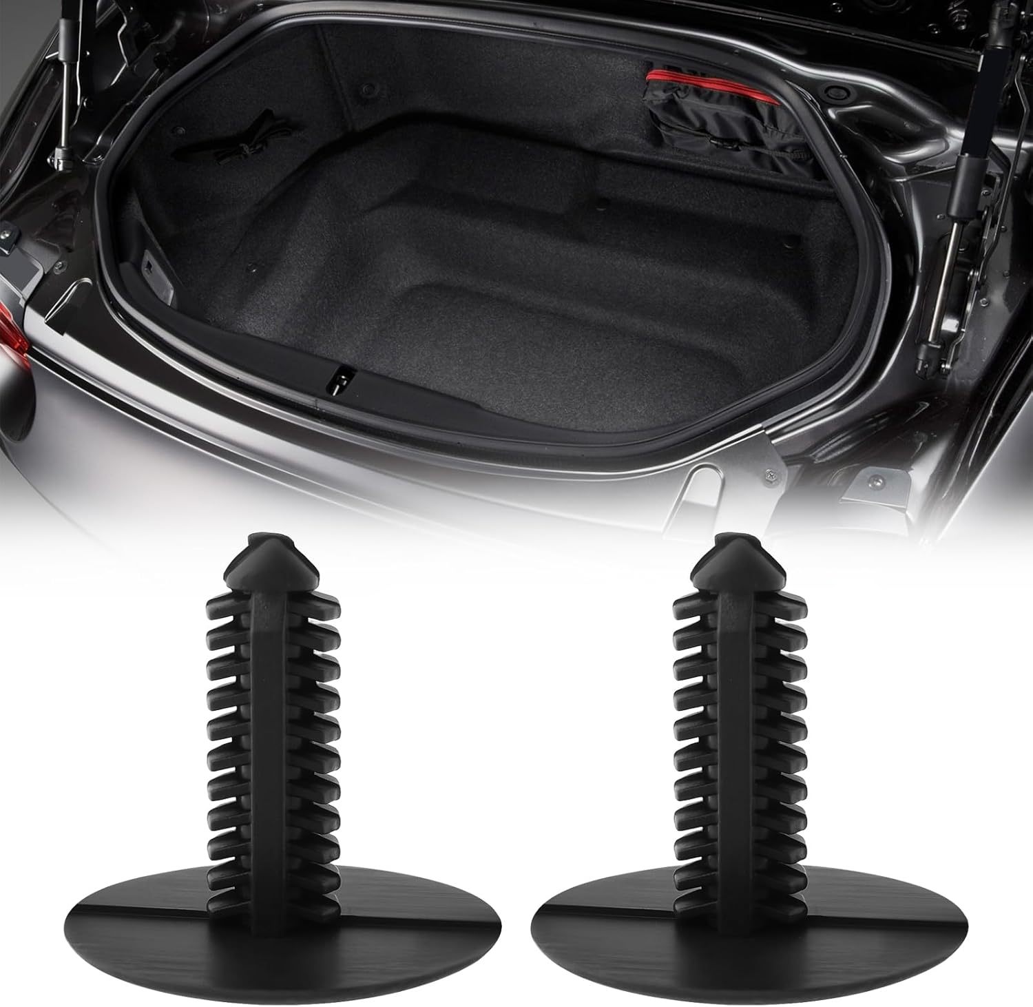 Emagtech 10Pcs Interior Trim Clip Trunk Mat Carpet Fastener Compatible with Mazda MX-5 NA NB NC ND Models image number 4