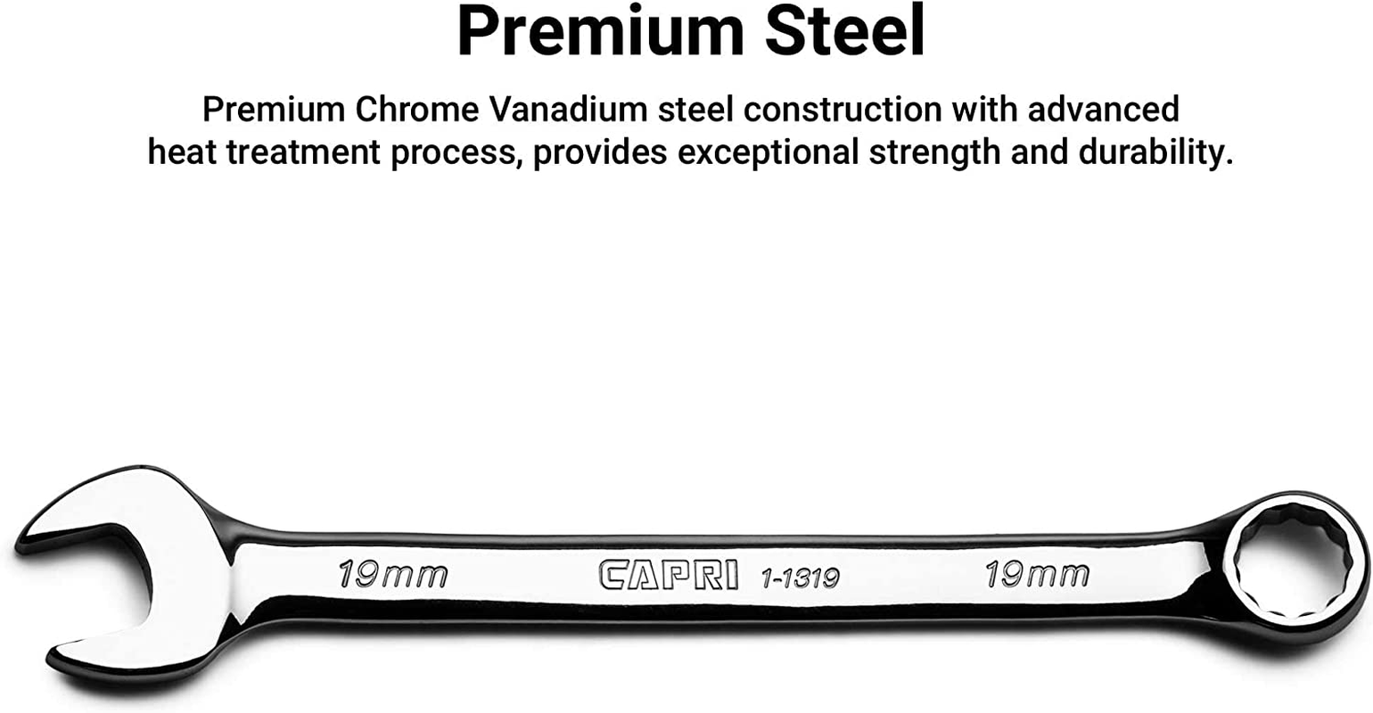 Capri Tools 1-1312 Smartkrome 12Mm Combination Wrench, 12 Point, Metric image number 1