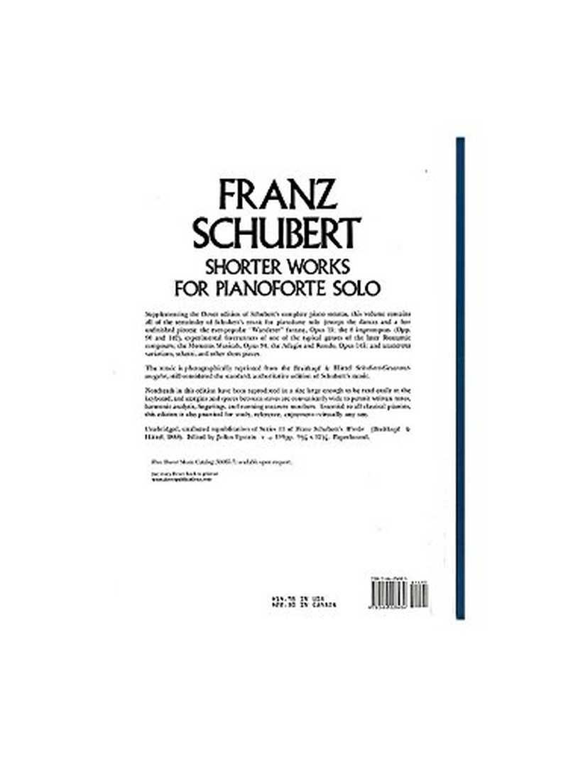 Shorter Works for Pianoforte Solo: Wanderer Fantasy, Impromptus, Moments Musicaux and Twelve Other Works image number 1