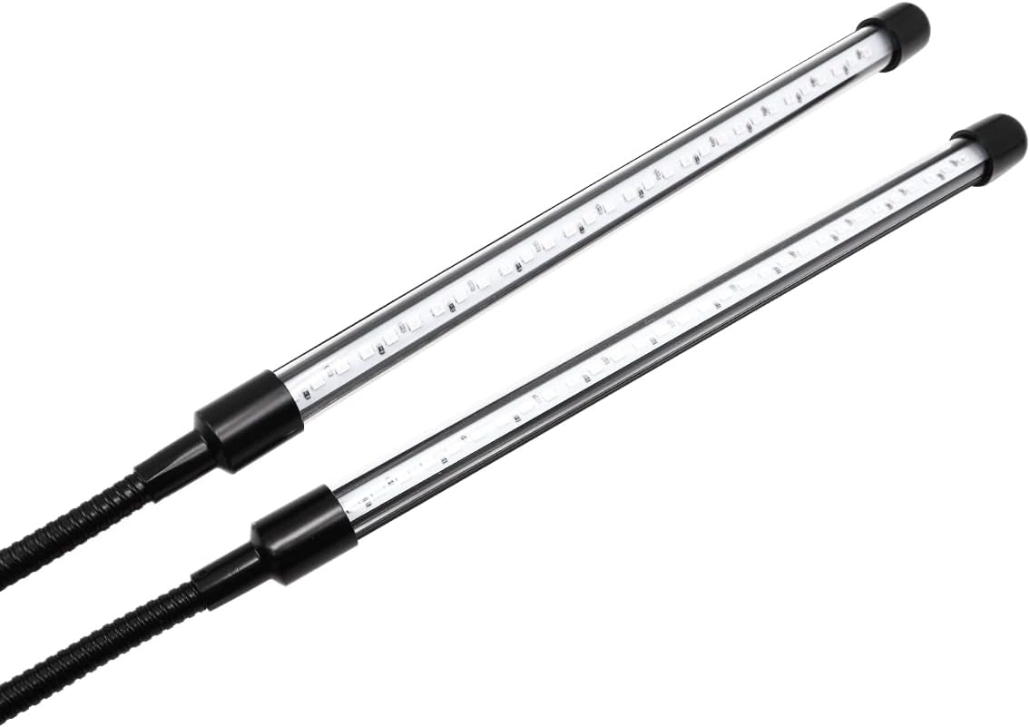 NUZAMAS 2 Tube Plant Lamp LED Plant Light 60 Leds 2 Heads Grow Lamp Plant Light Grow Lamp for Plants Dimmable LED Grow Light for Indoor Plants Gardening Greenhouse image number 4