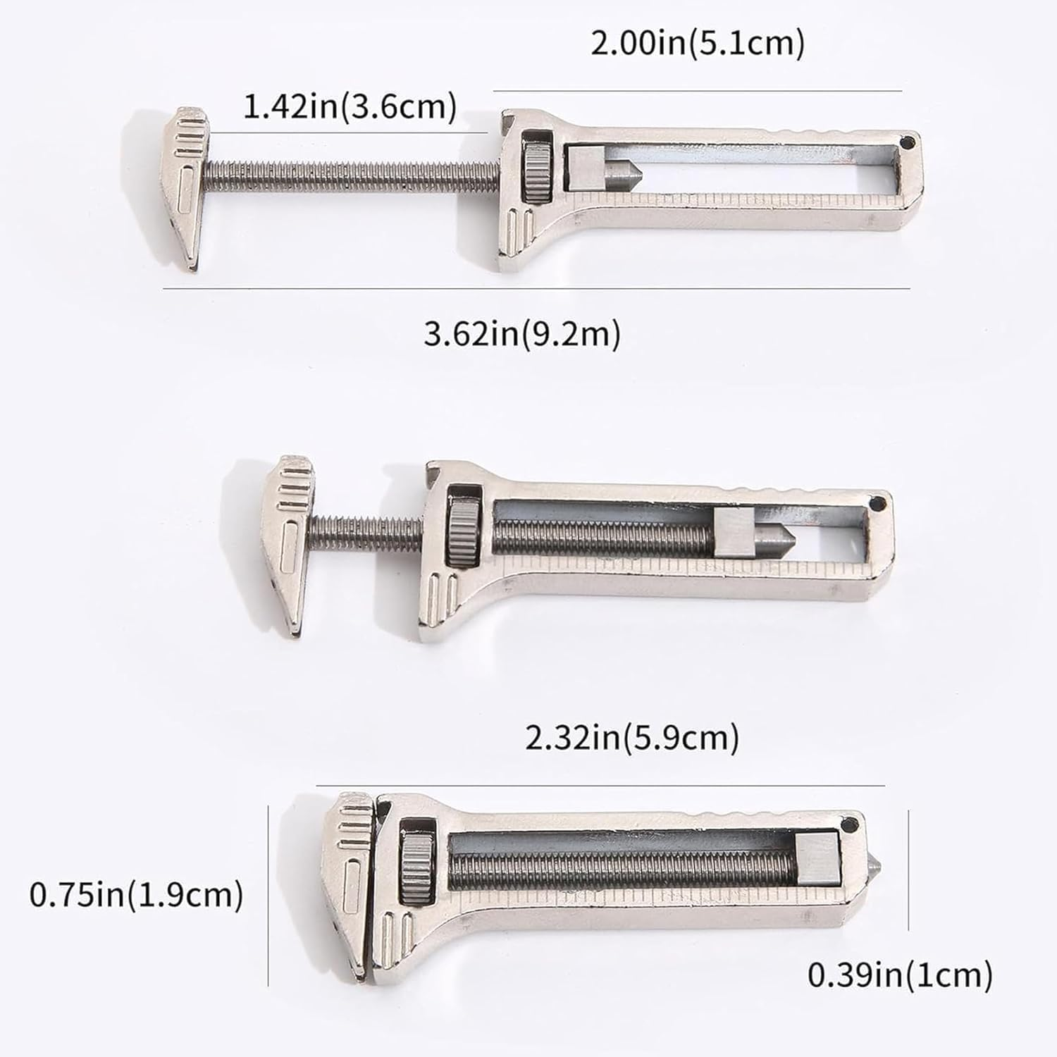 Mini Multitool Wrench, 1Pc Multi-Tool Wrench Pocket Wrench,Compact Multi-Tool Wrench,Mini Titanium Alloy Multi-Tool Wrench,Small Multitool Pocket Wrench,Pocket Multitool Mini Wrench Pocket Wrench image number 5