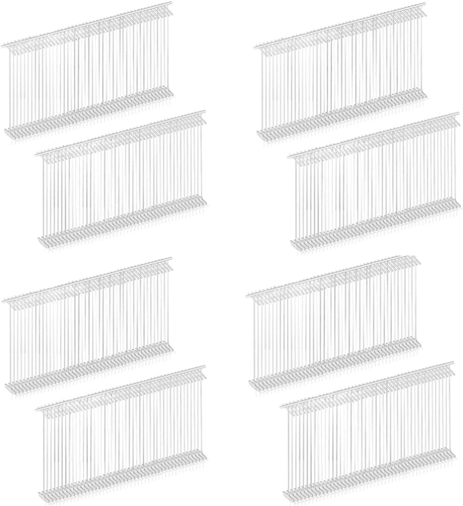 Loopunk 10000 Pieces 2 Inch I-Sshaped Plastic Needle Clothing Tag Gun Needle, Standard Tagging Gun Fasteners Plastic Regular Garment Clothing Price Tag Label Standard Tagging Barbs. image number 3