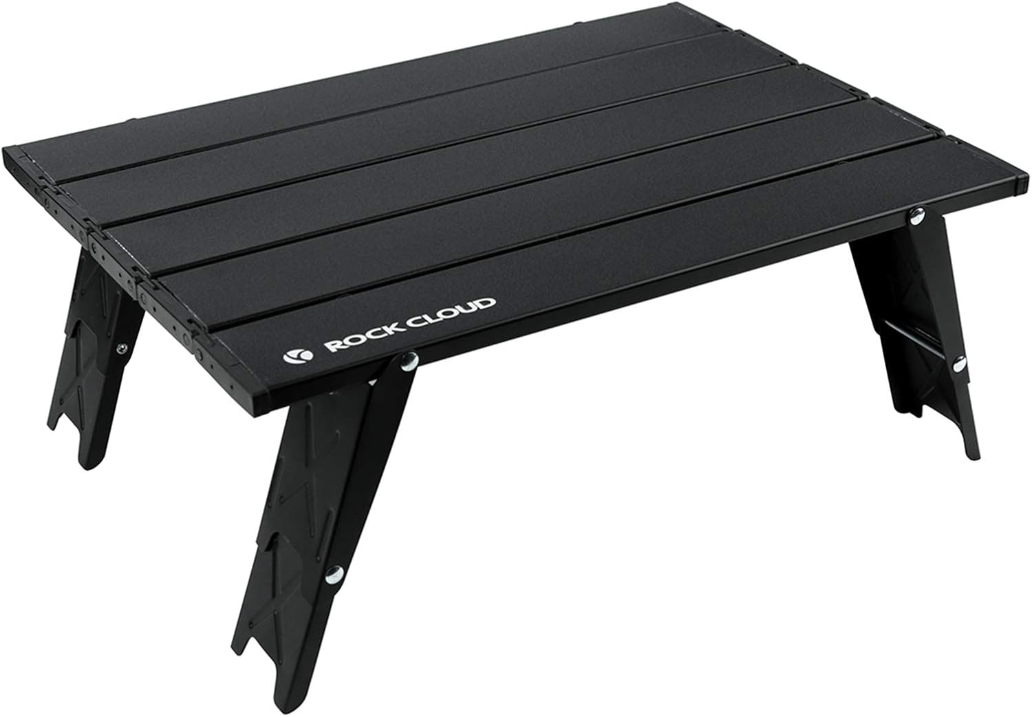 Rock Cloud Camping Table Folding Beach Table Aluminum Portable Height Adjustable Camping Table Ultralight Lightweight Roll up Camp Table with Hinges Picnic，Hiking，Fishing，Beach Camping image number 2