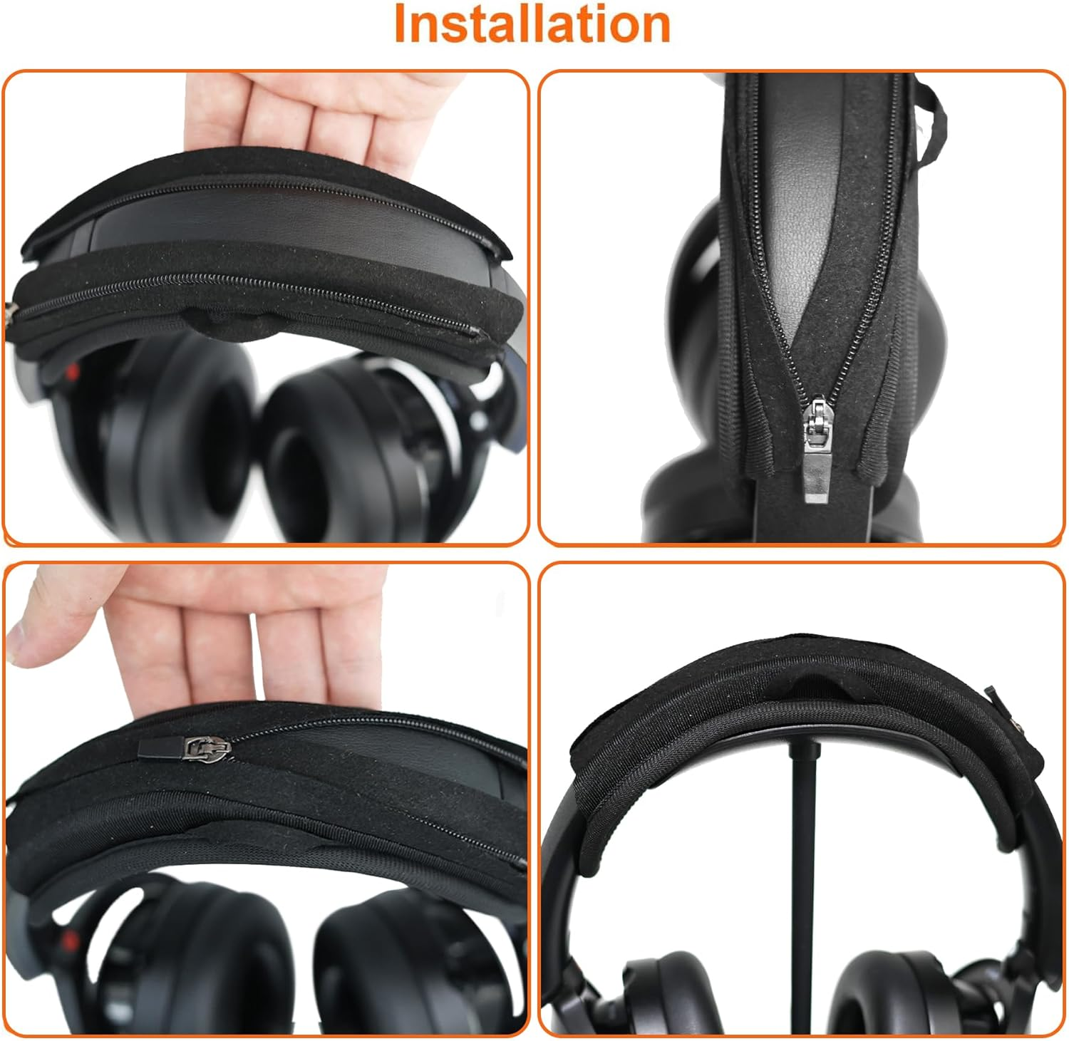 Adhiper Universal Headband Cover for Sony WH-1000XM5,WH-1000XM4 & Bose Quietcomfort QC35, QC45 & ATH-M50X, M40X, M30X, Headband Cover for Beats Bose Anker Sennheiser Skullcandy JBL Jabra Accessories