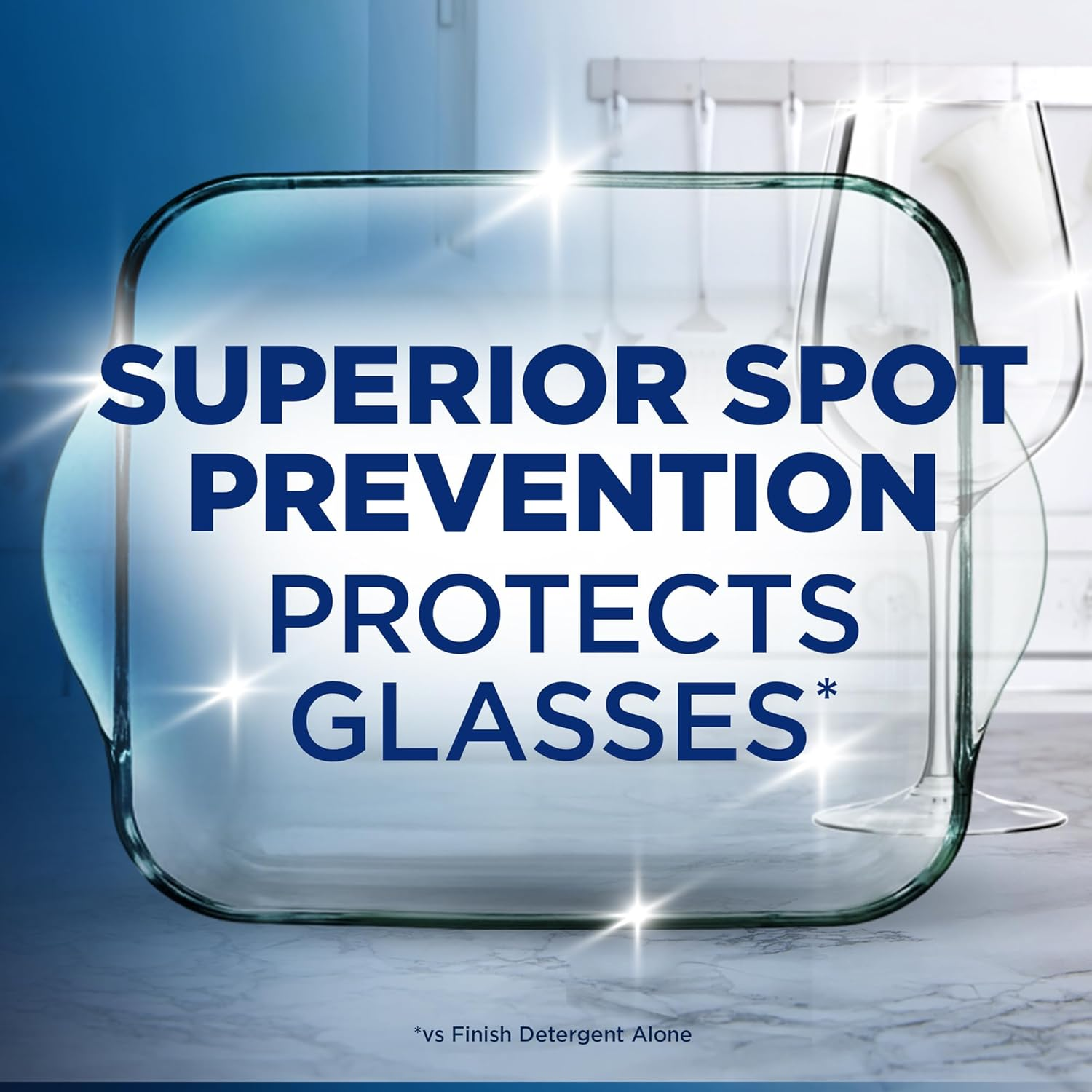 Finish | Finish Dishwasher Cleaner Rinse Aid | Lemon| 400Ml |For Ultimate Clean and Diamond Shine image number 2