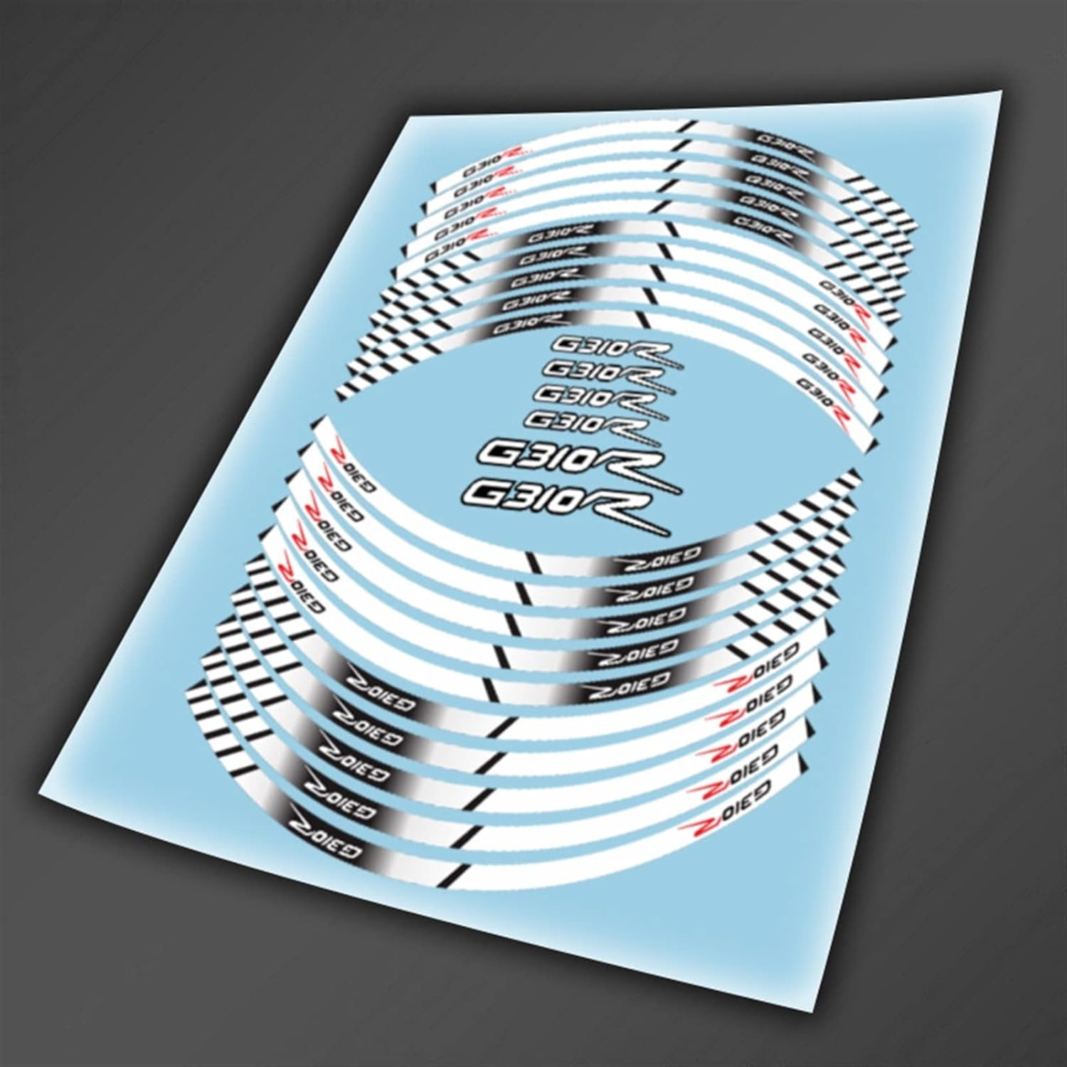 Stickers for Suzuki GSX R750 Motorcycle Rim Stickers Rim Edge Sticker Rim Edge Stripes Reflective Decals Logo Accessories (Color : 15) image number 2