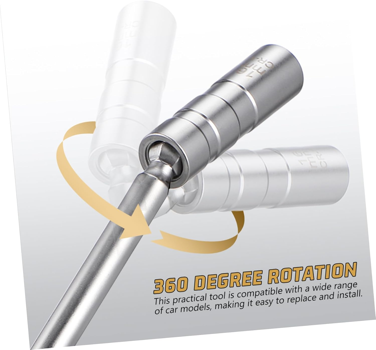 PLAFOPE Spark Plug Removal Tool Magnetic Socket Automotive Accessories Car Spark Plug Socket image number 3