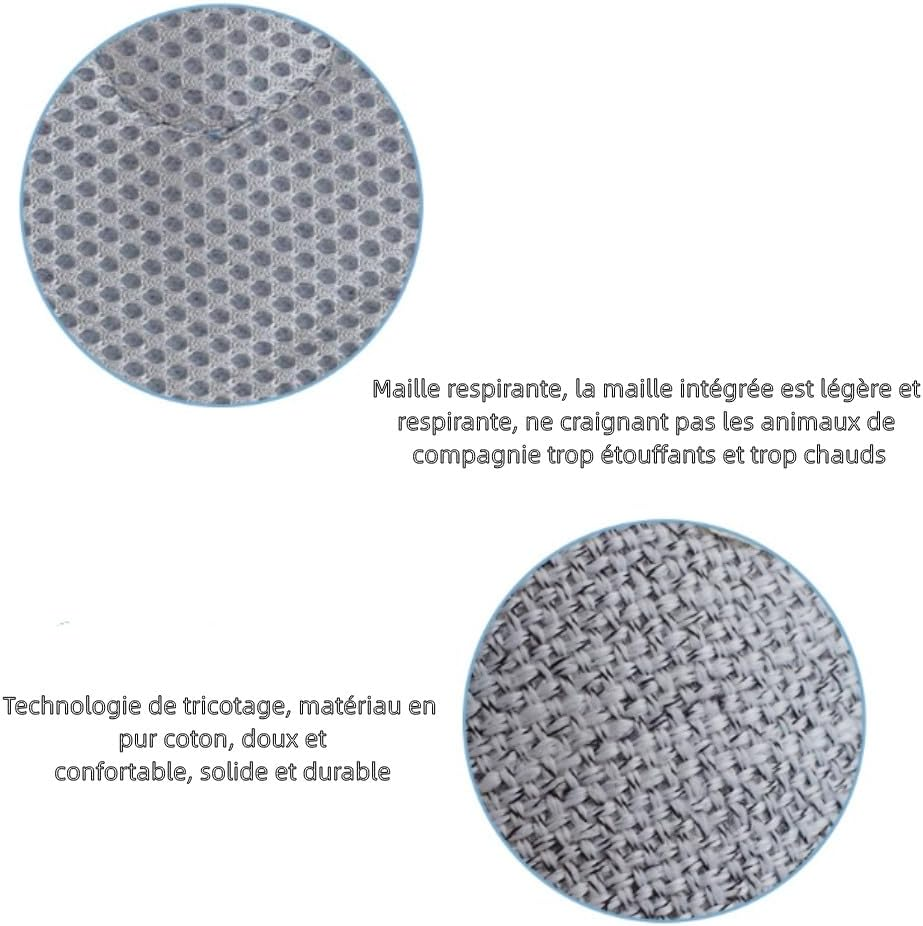 Norhogo Rabbit Harness, Adjustable Rabbit Lead, Rabbit Harness Accessories for Rabbits, Cats, Small Animals, 27-35 Cm, 1.20 M (S, Grey) image number 1