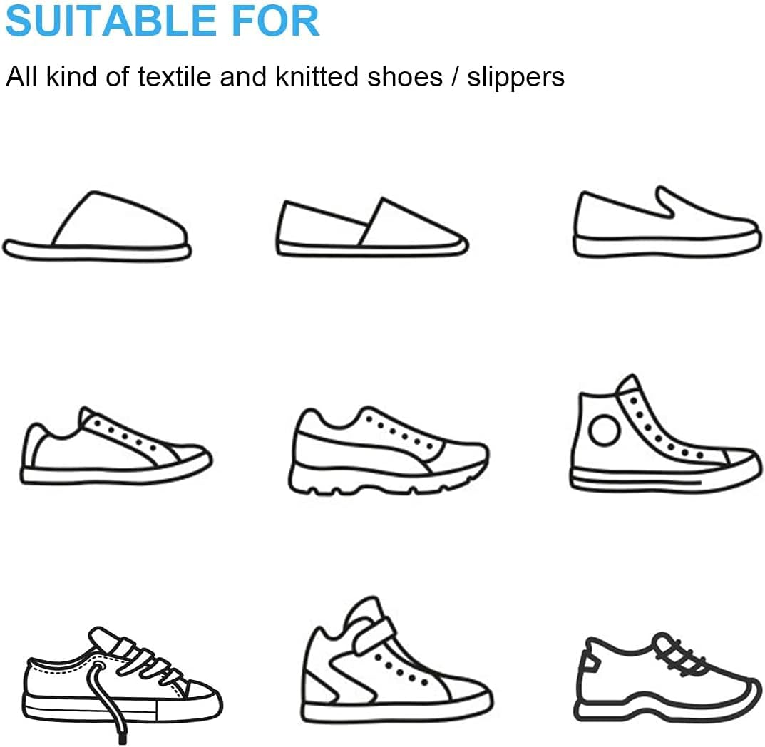 Laundry Bag for Shoes, Polyester Zippered Mesh Shoes Wash Bags, Reusable Shoe Wash Bag for Washing Machine for Sneaker, Socks, Bras, Set of 2(XL+L) image number 2