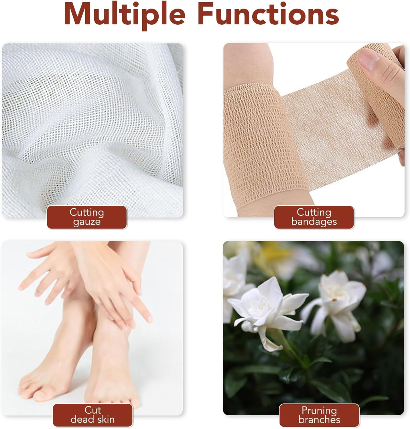 Senior Friendly Toenail Clippers with Long Handle, Ergonomic Stainless Steel Scissors with Nail Picker for Easy Nail Care in the Salon at Home, Angled Blades image number 5