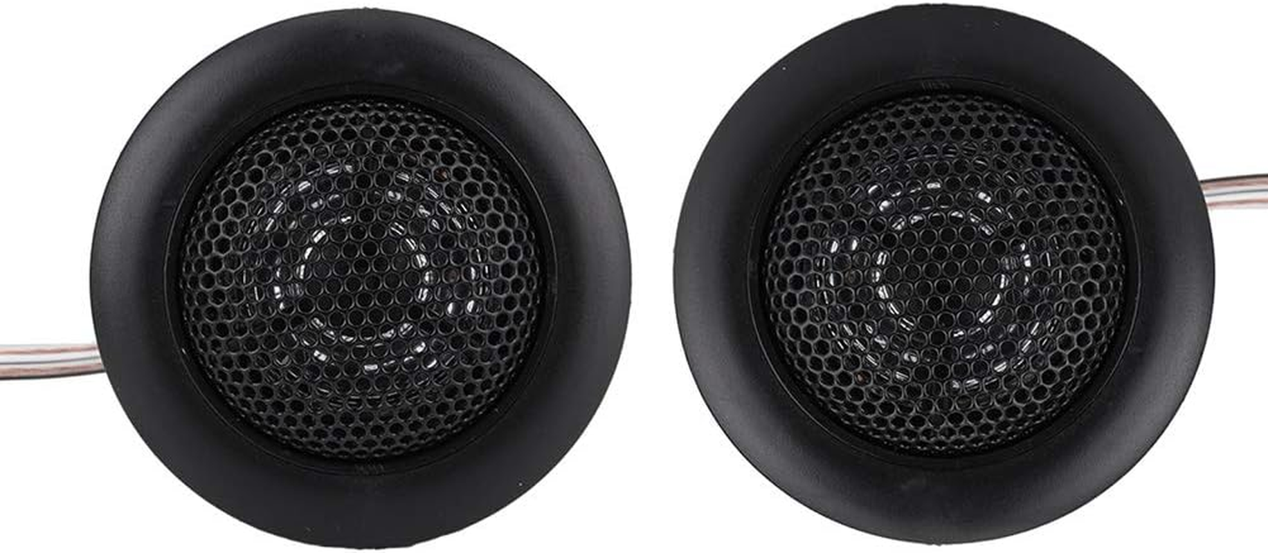 Pair of 12V 120W Car Mini Super Power Loud Dome Audio Speaker Tweeter, Professional Capacitance with Pure Copper Wiring Port, Nonmagnetic Baskets, Compact Size, Easy to Install, image number 2