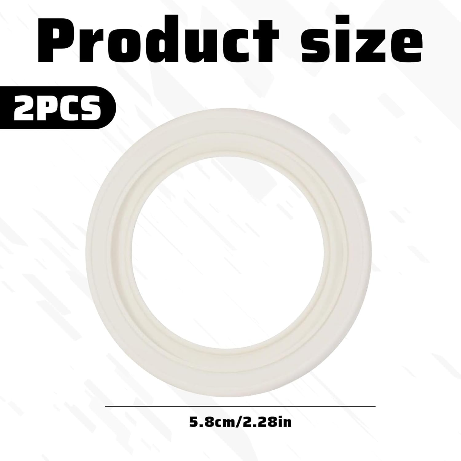 Gaskets for Breville Coffee Machine Accessories, 2 Pcs Gaskets for Breville Barista Express Accessories, Coffee Accessories Compatible with Breville Espresso Machine Bes920、900、980/Xl(58Mm) image number 1