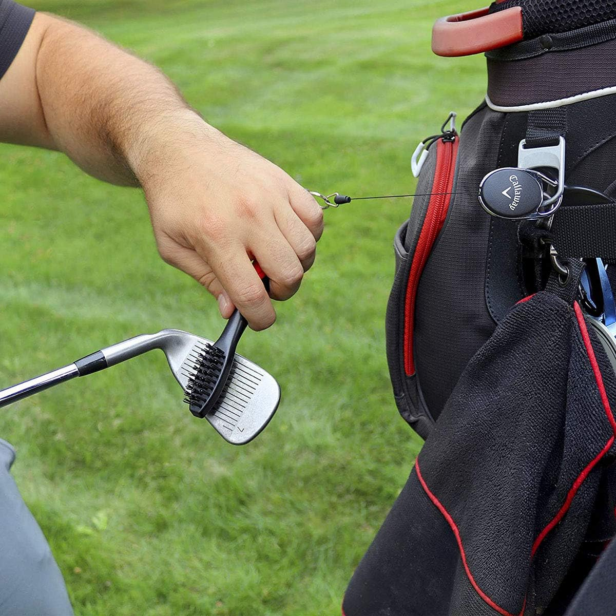 Callaway Club Groove Cleaning Brush - Black image number 3