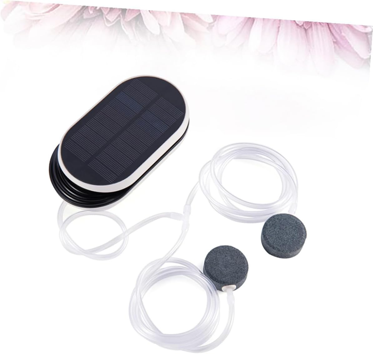 Solar Powered Aquarium Air Pump Portable Oxygen Aerator for Small Medium Fish Tanks Outdoor Quiet Oxygenation