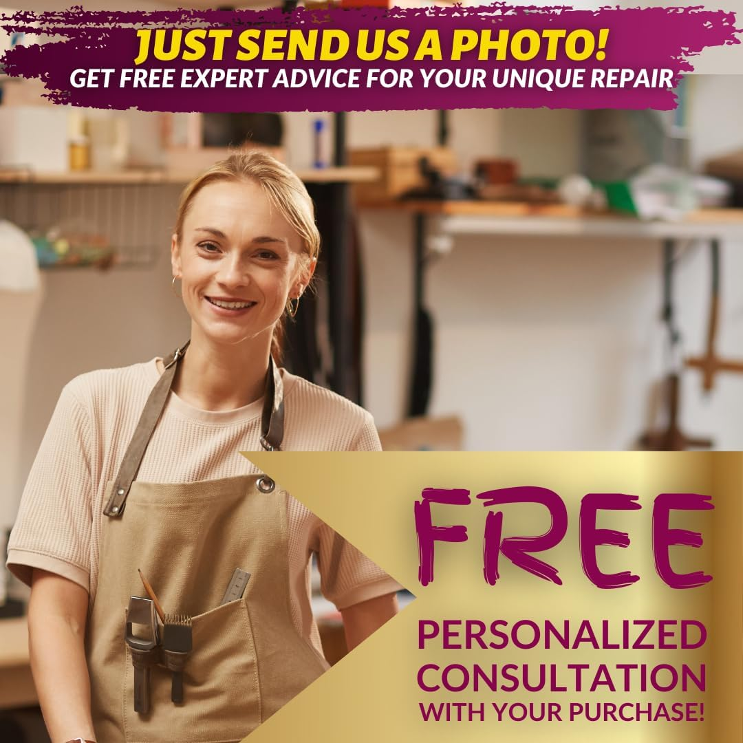 Leather Vinyl Repair Kit Furniture White image number 4