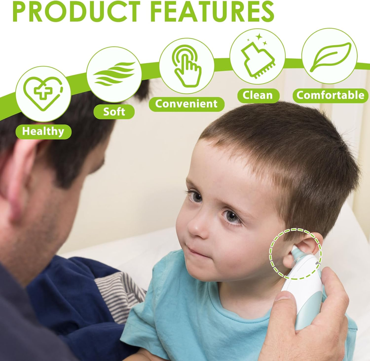 200 Pack Ear Thermometer Probe Covers Compatible with Braun Thermoscan, Replacement Lens Filters & Refill Caps for All Braun Thermometer Models, Hygienic Disposable Protective Covers BPA & Latex Free image number 3