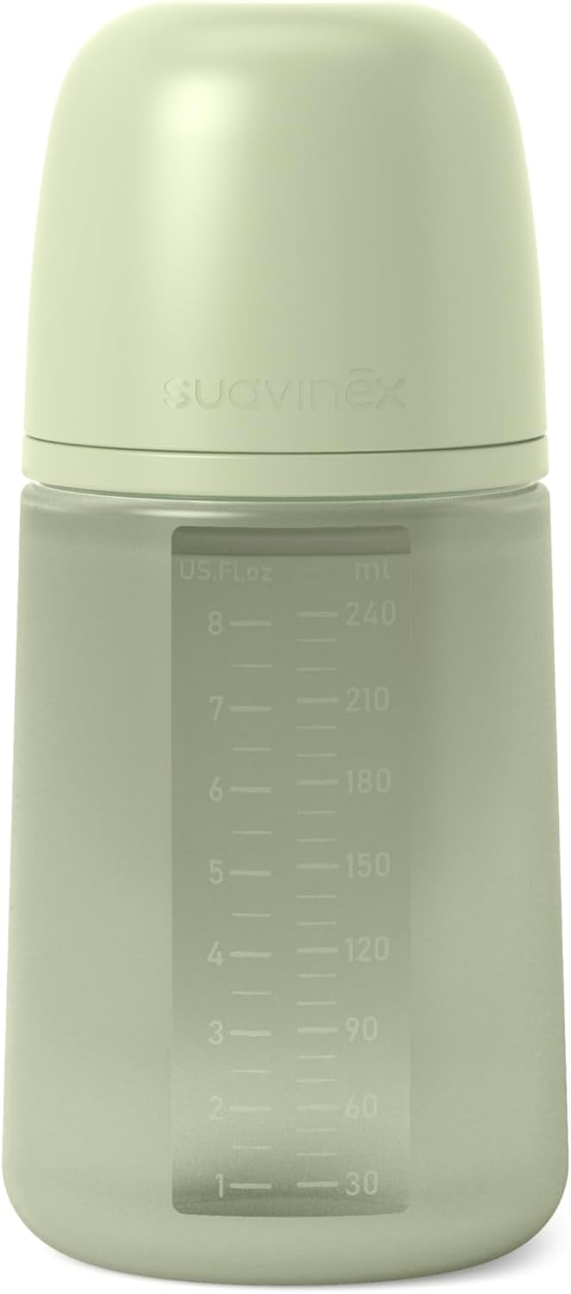 Suavinex All Silicone Bottle, Nude, 240 Ml Capacity