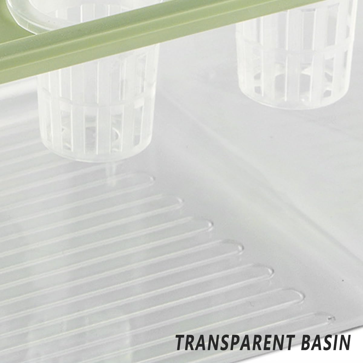 Transparent Plastic Rectangular Hydroponic Planter Box with Twelve-Hole Cover, Portable Micro Landscape Plant and Fish Tank, Ideal for Living Room Desktop Decoration, Durable Material