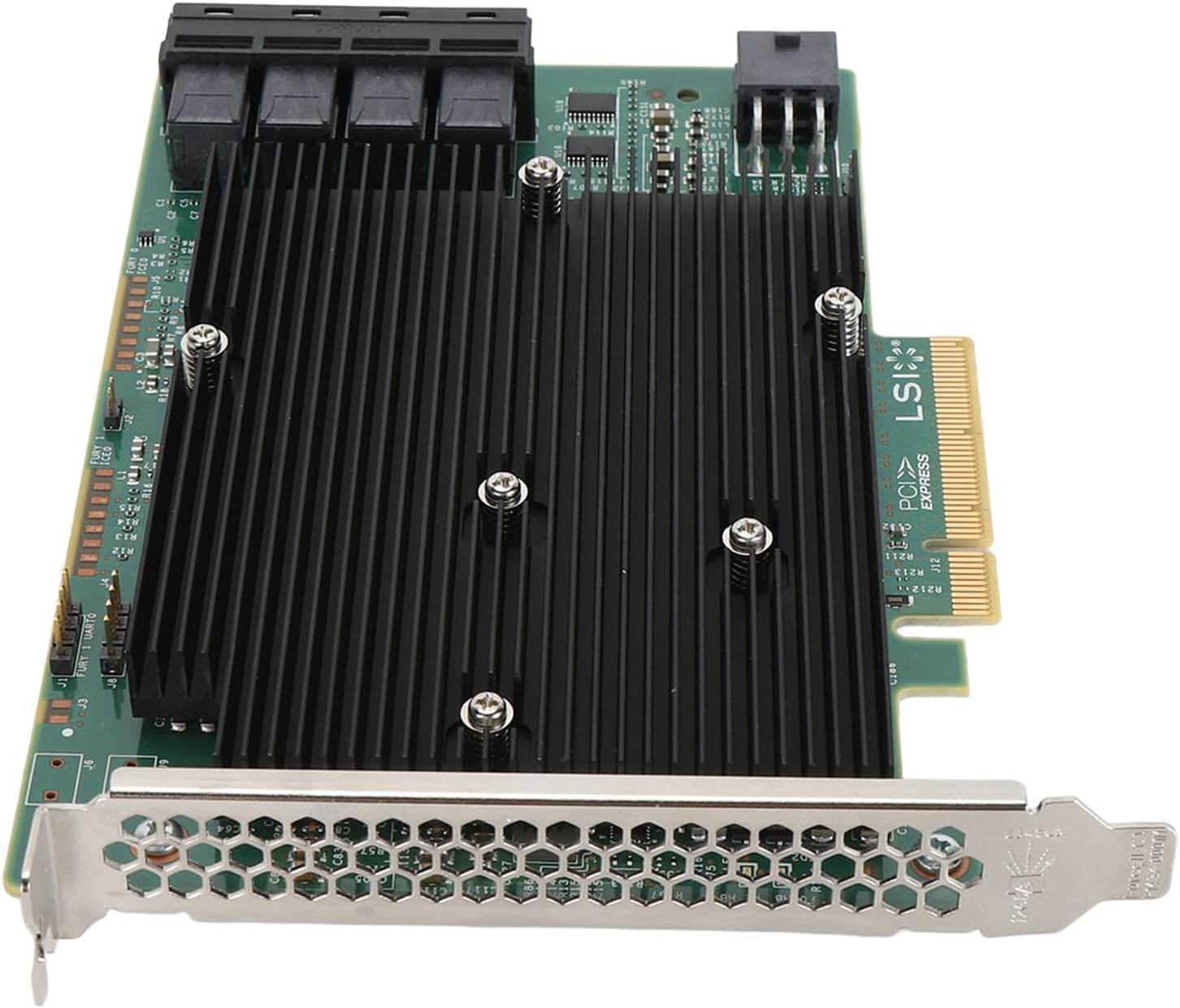 Fafeicy LSI SAS 9300 16I HBA Card 12Gbps 16 Port SAS Controller for Vmware Freebsd Systems image number 5