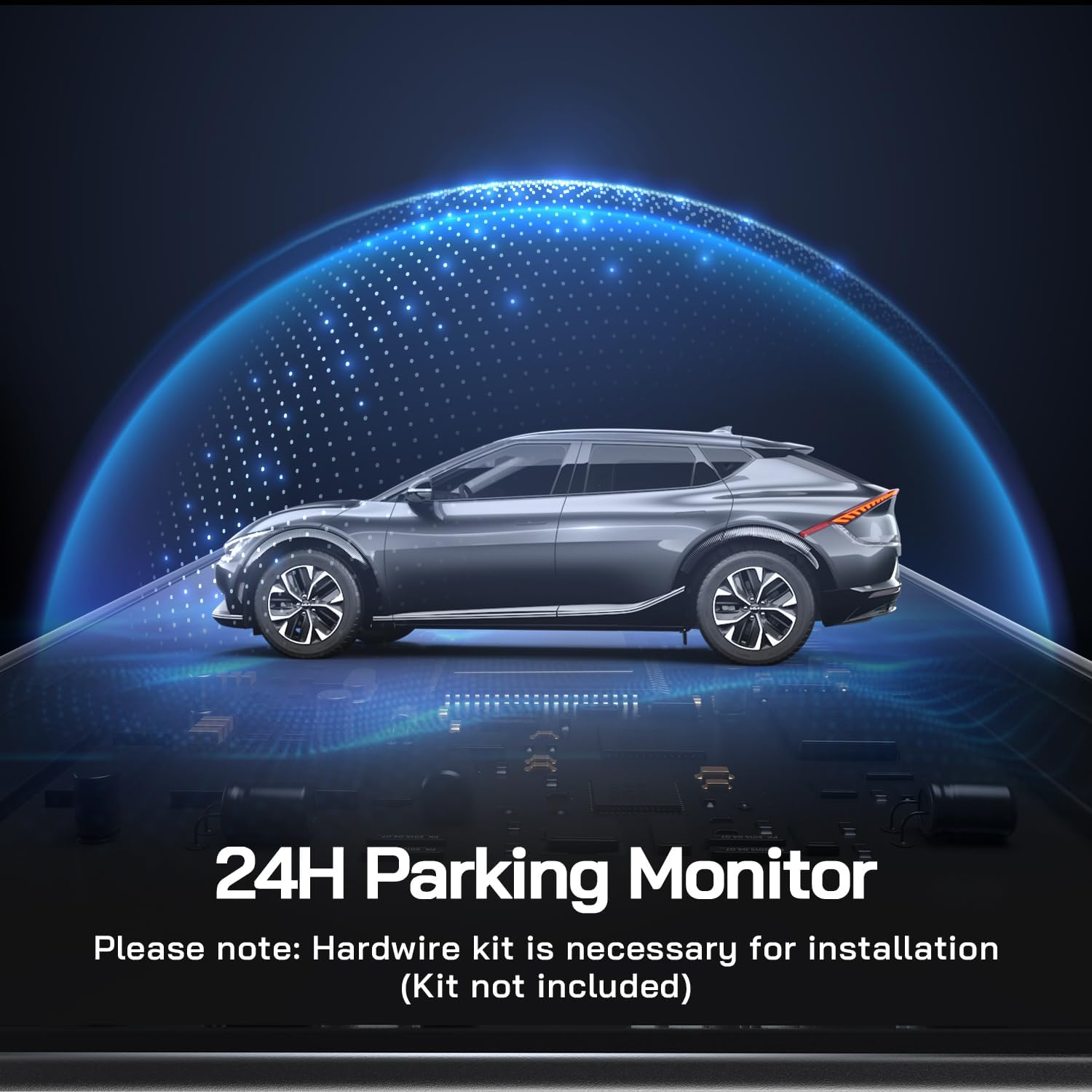 WOLFANG Dash Cam Car Front Rear 4K Wifi Dash Cam with 32GB SD Card, Ultra Night Vision, 170&deg; Wide Angle, WDR, 24 Hours Parking Mode, G-Sensor, Loop Recording image number 6