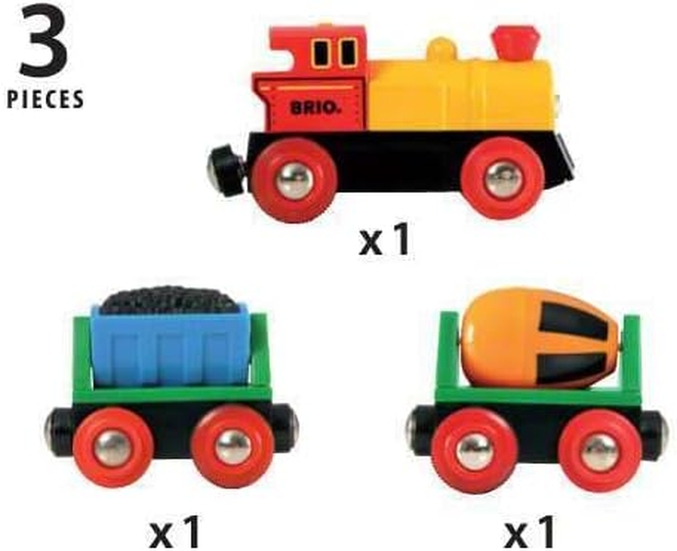 BRIO World 33319 Battery Operated Action Train &ndash; Wooden Train Engine with Motorised Movement, Compatible with BRIO Railway Sets for Kids 3+ Years image number 2