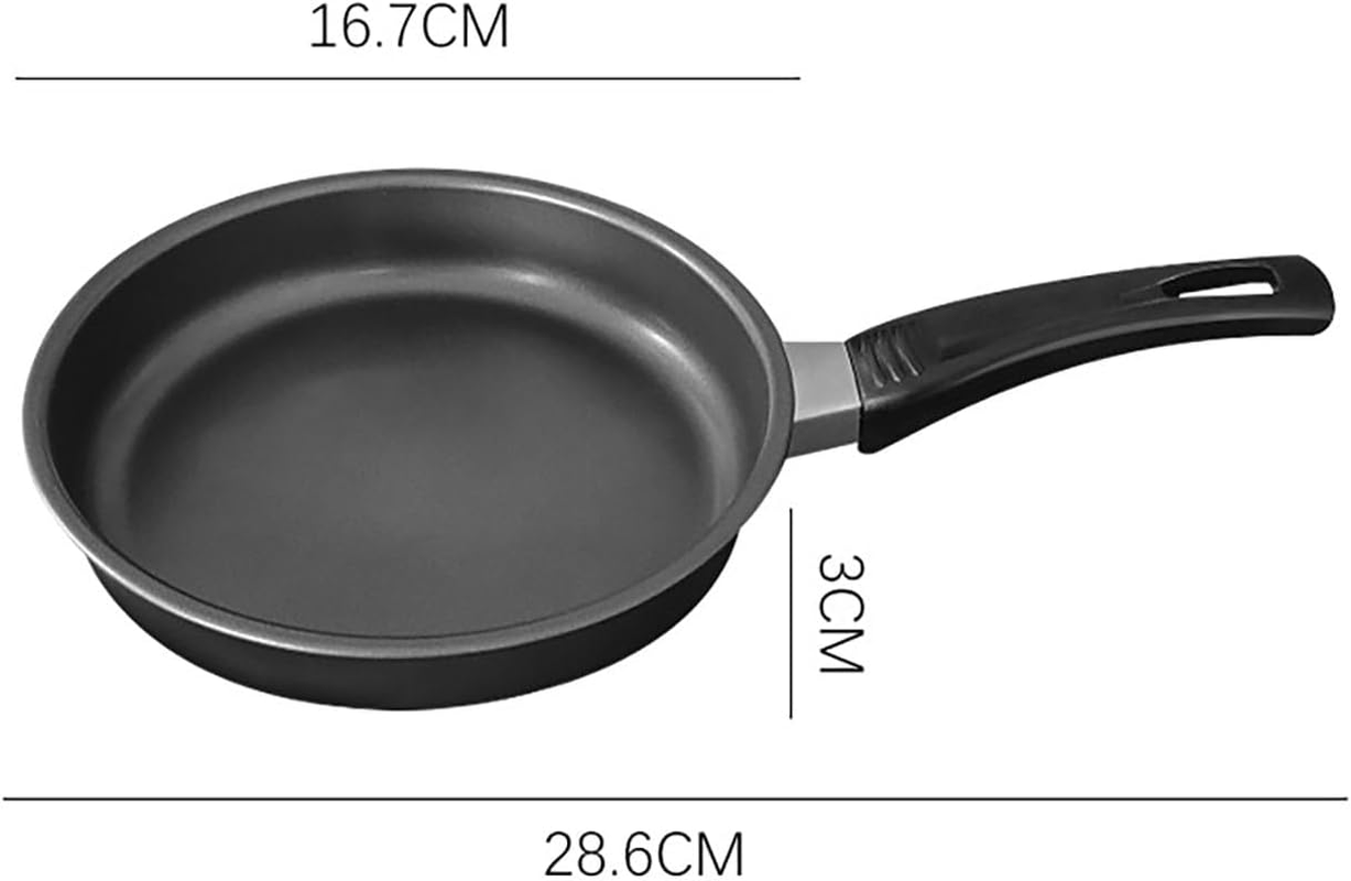 MRDLKNX 6.2 Inch Small Frying Pan Nonstick for Eggs, Frying Pan, Portable Pan with Heat Resistant Handle for Cooking image number 2