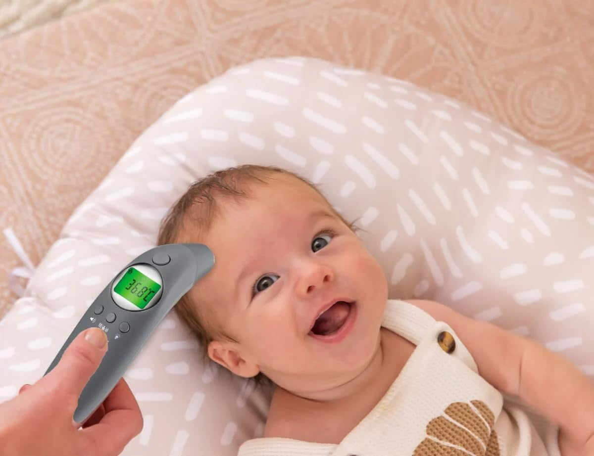 Cherub Baby 4‑In‑1 Infrared Ear & Forehead Thermometer &ndash; Fast 1‑Second Readings - Non‑Contact Fever Indicator, Memory Recall, Hygienic No‑Probe Design - Hospital‑Grade & Award‑Winning image number 5