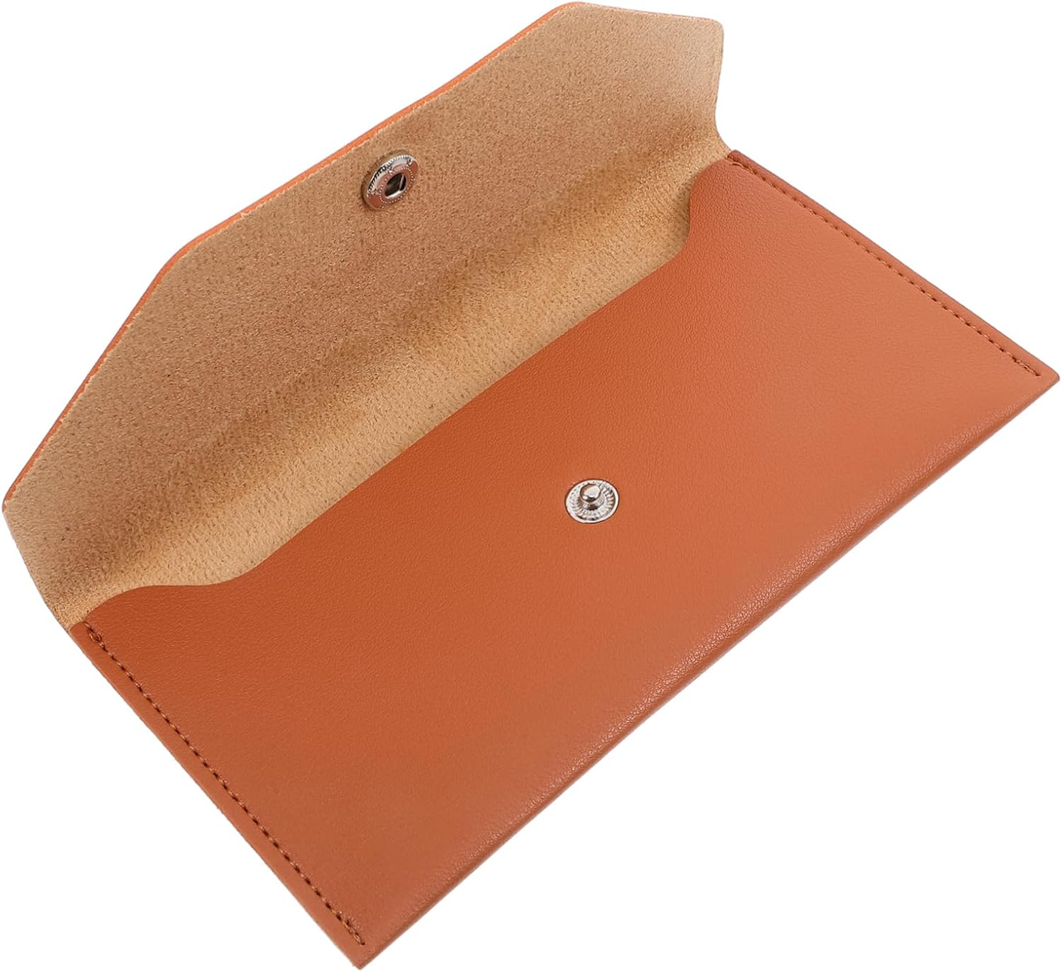 HOMSFOU Envelope Business Card Holder Pu Cash Envelope Bag for Credit Card Holder for Men Travel Document Organizer