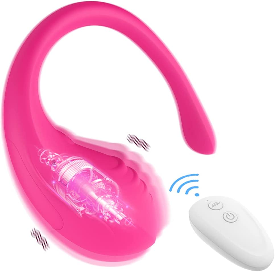 9 Modes Medical Silicone Remote Control Massage Training Equipment, Female Massage Toys Couple Bed Sports Toys(Red)