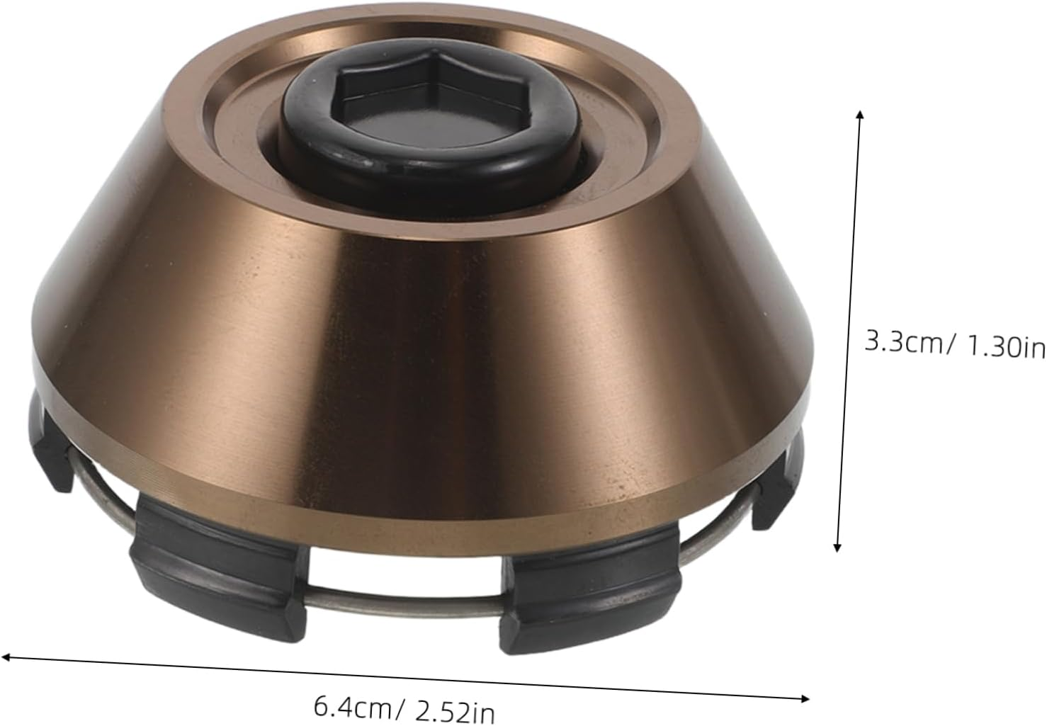 INOOMP Aluminum Alloy Wheel Center Hub Caps Car Wheel Center Cap for Racing Enhances Speed and Stability Easy to Install image number 4